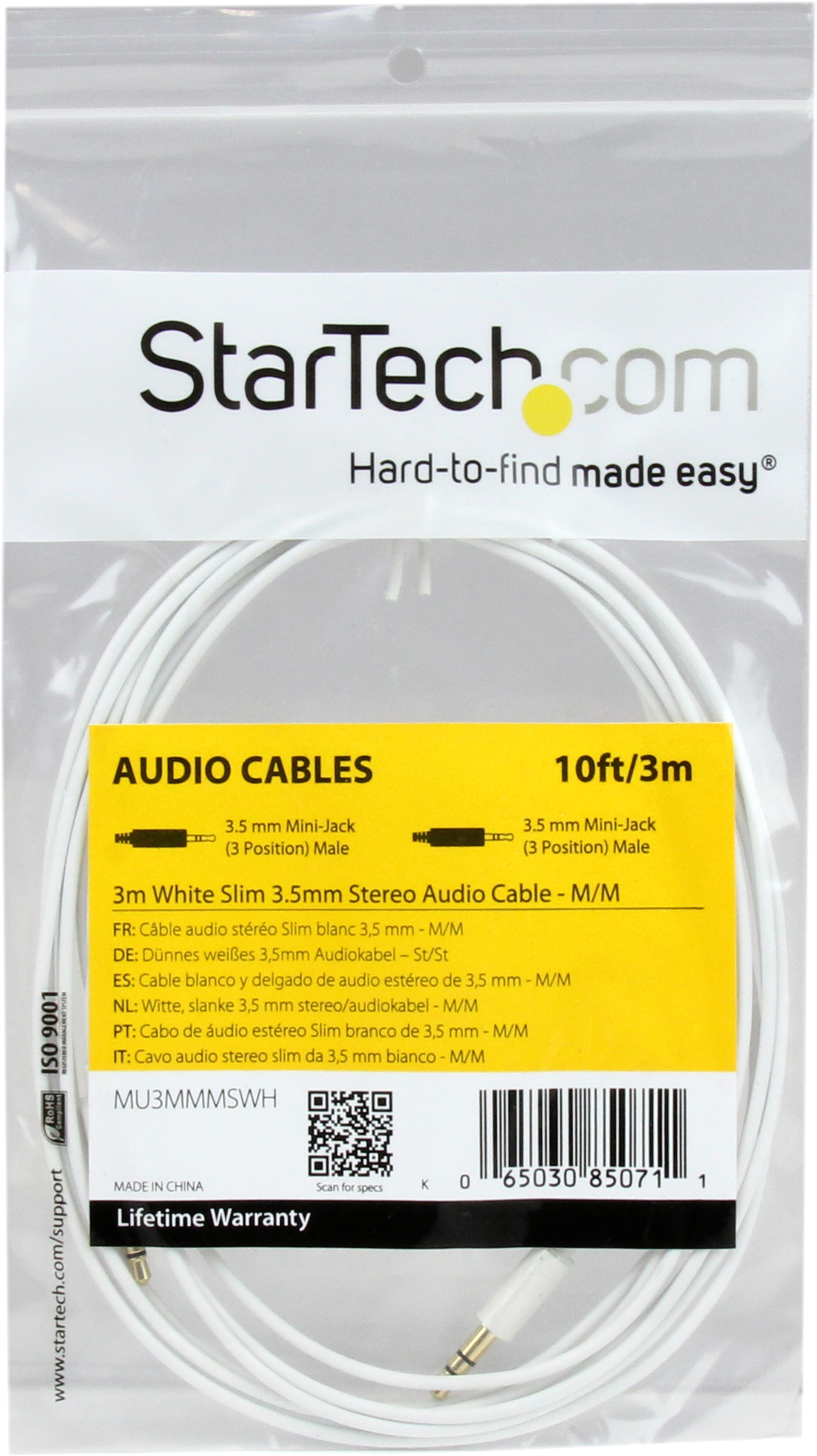 Cable 3.5 mm Jack/m-m 3m