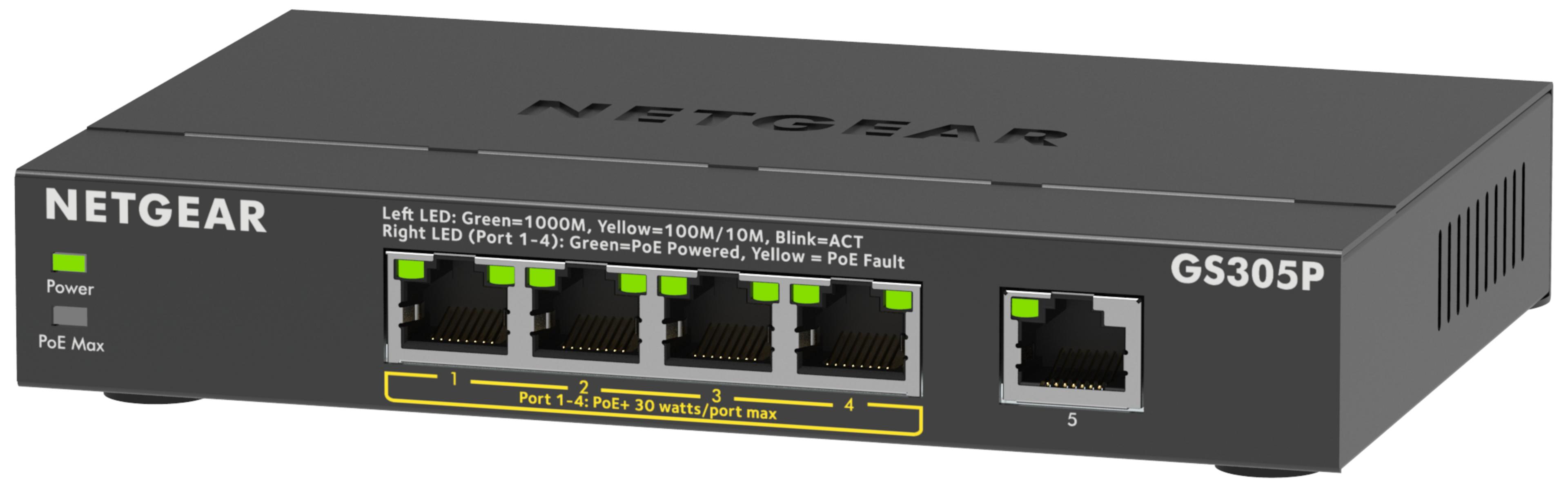NETGEAR GS305Pv3 Unmanaged Switch