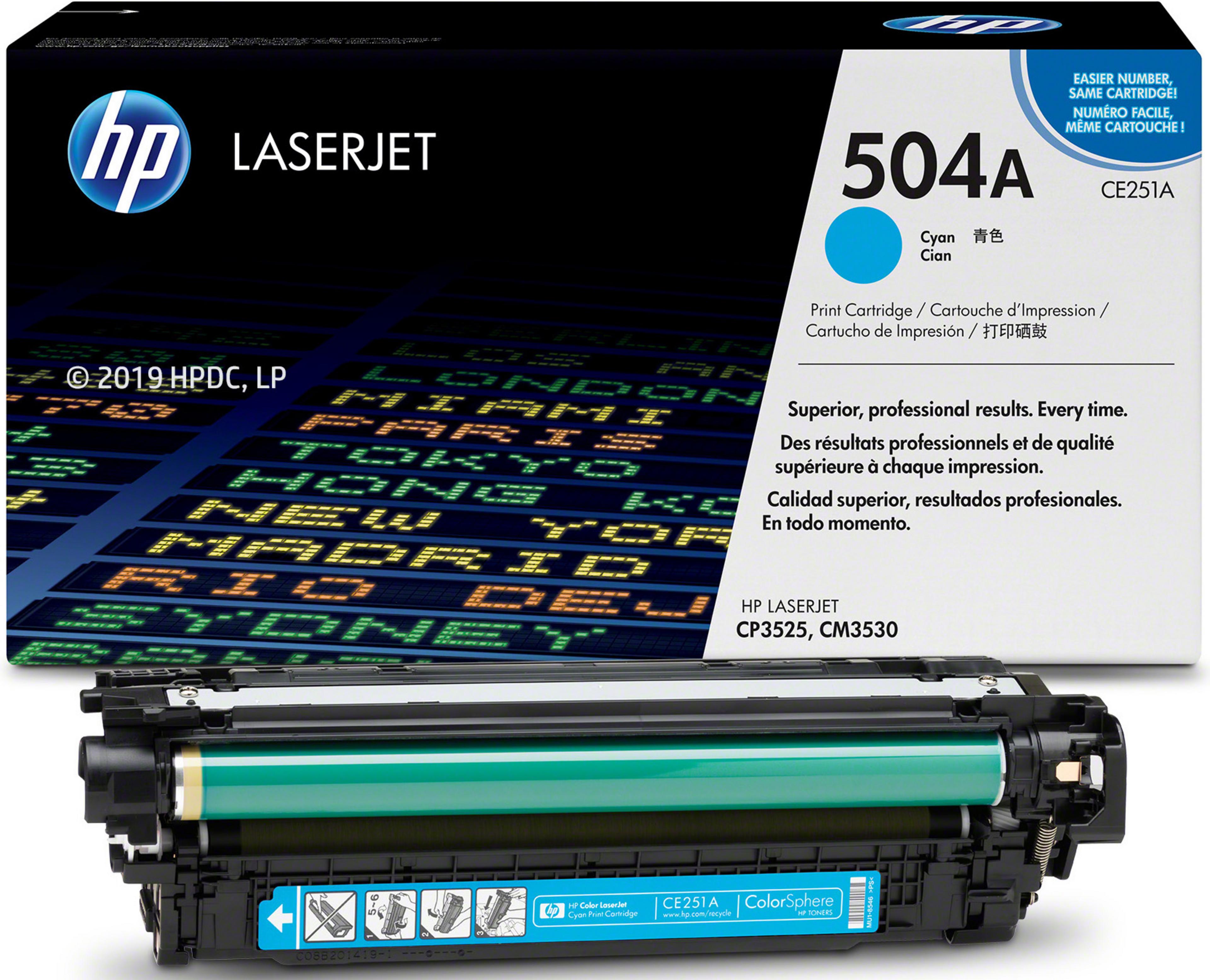 HP 504A Toner Cyan