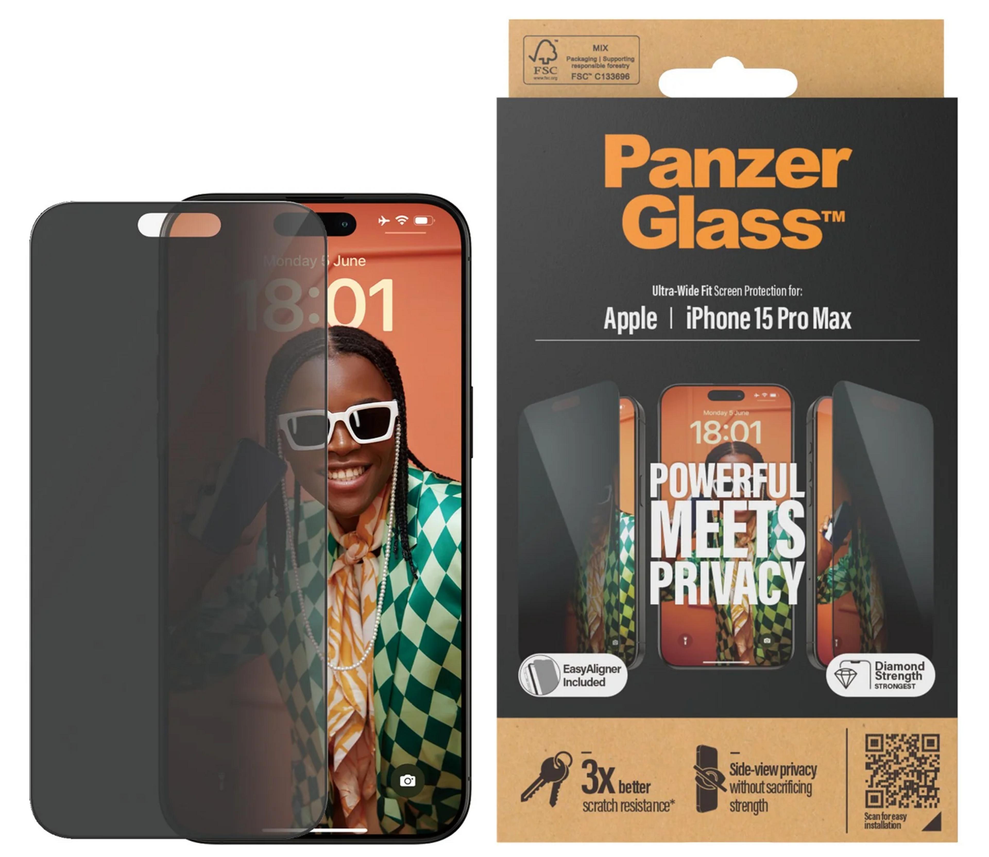 PanzerGlass iPhone 15Pro Max Privacy Fil