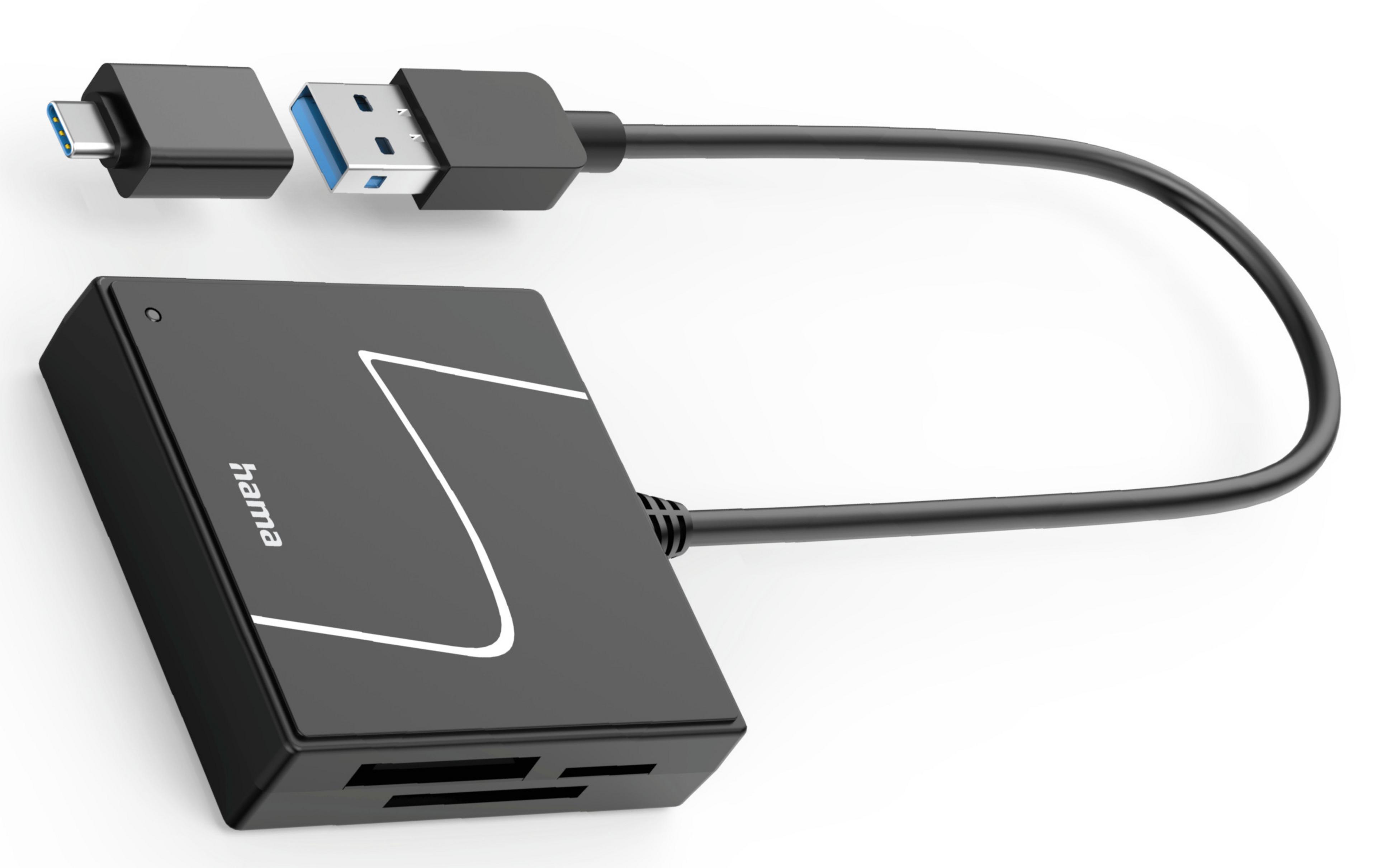 Hama USB 3.0 SD/microSD Card Reader