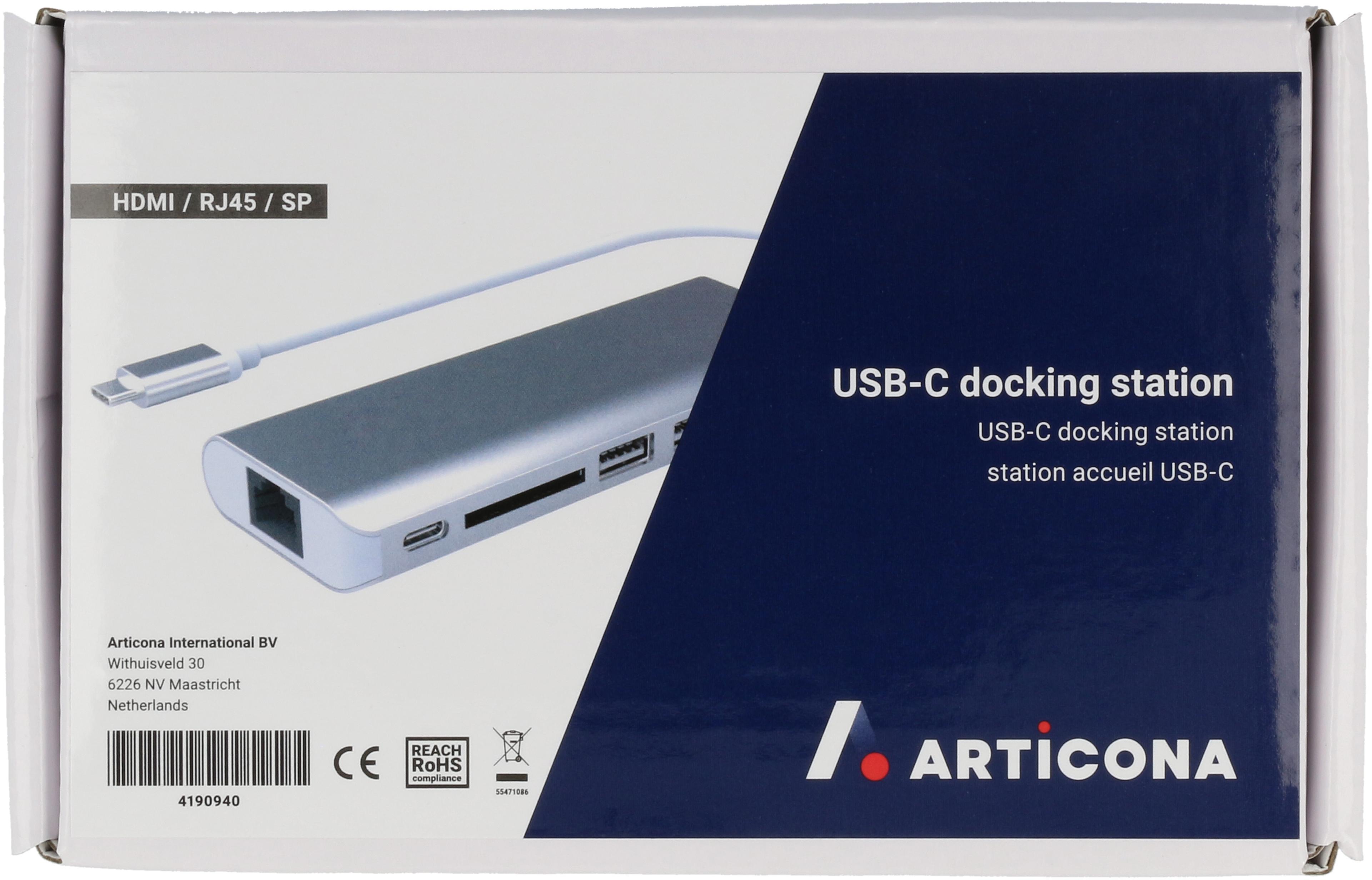 Docking USB-C 60 W 4K portatile ARTICONA