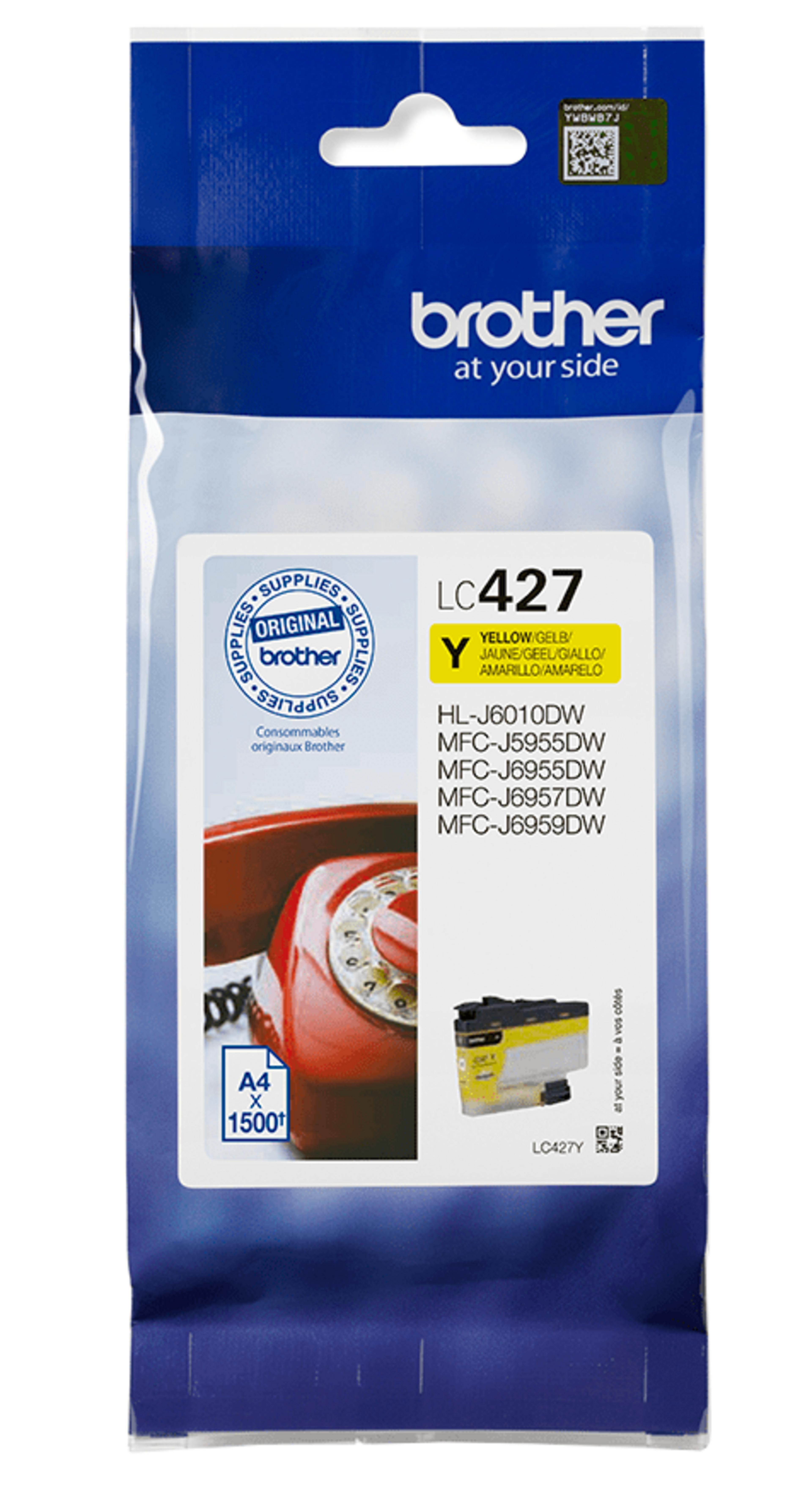 Brother LC-427Y Tinte gelb