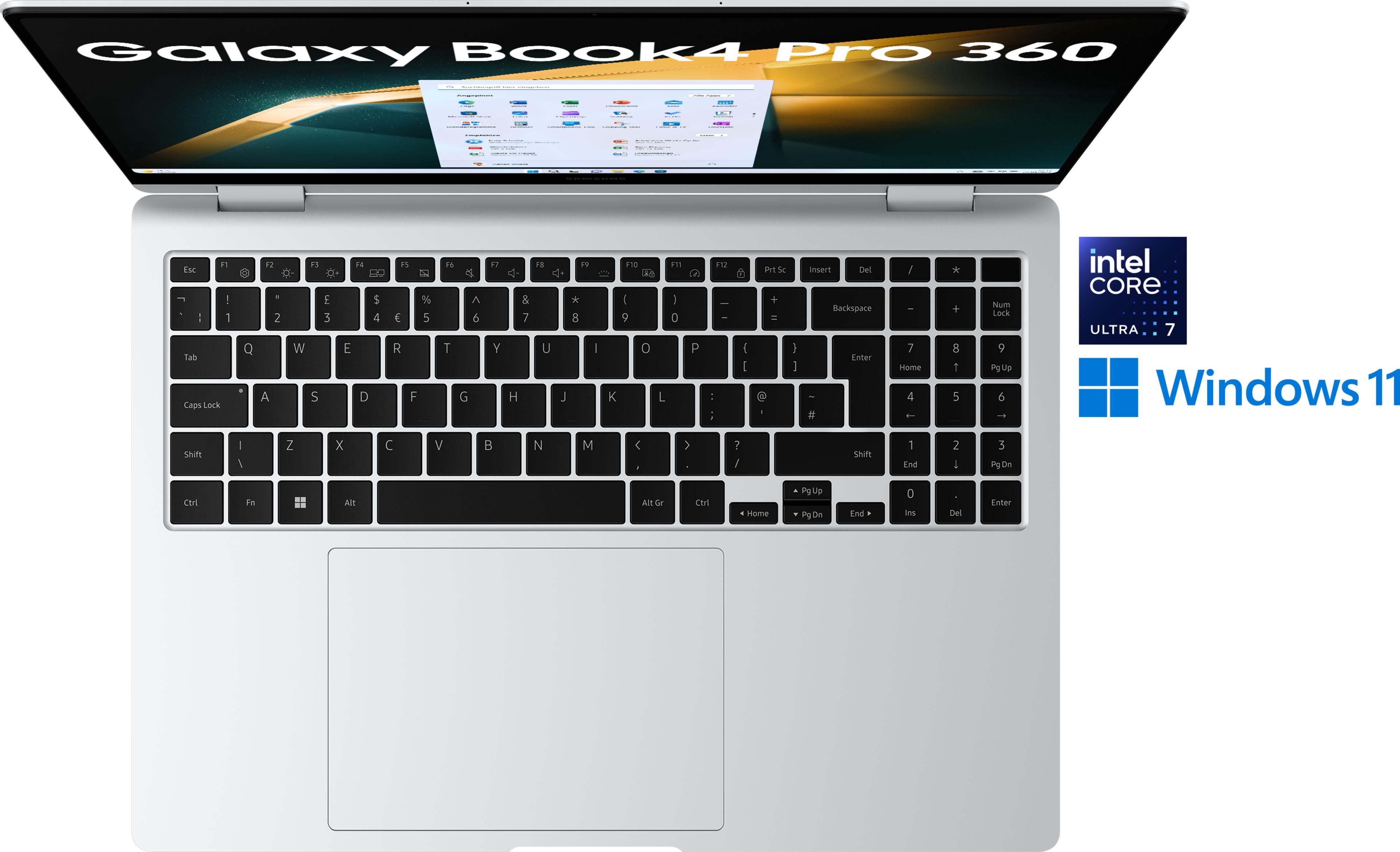 Samsung Book4 Pro 360 U7 16/512GB silver