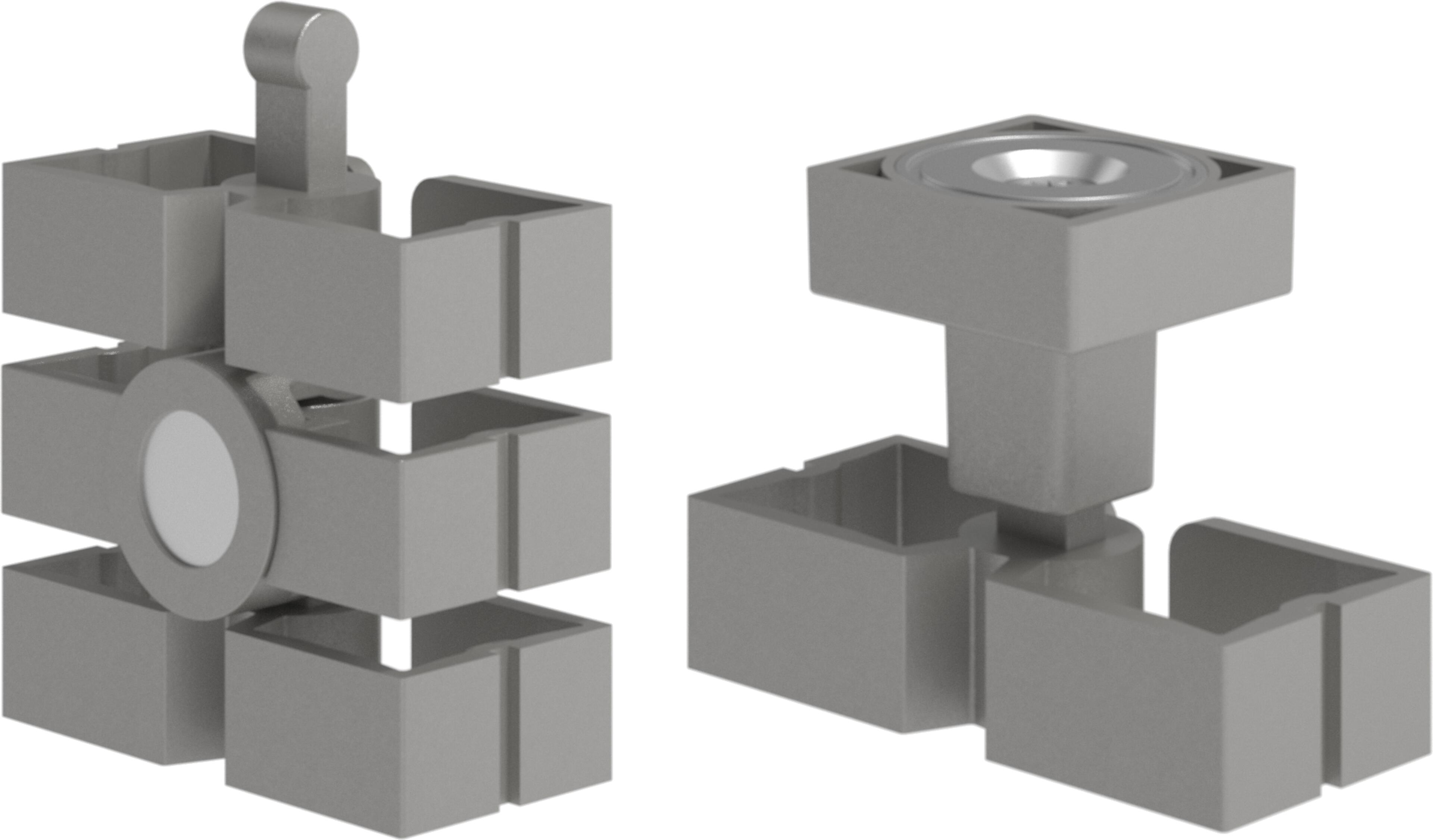 Magnetic Mounts for Cable Worm Sit-Stand
