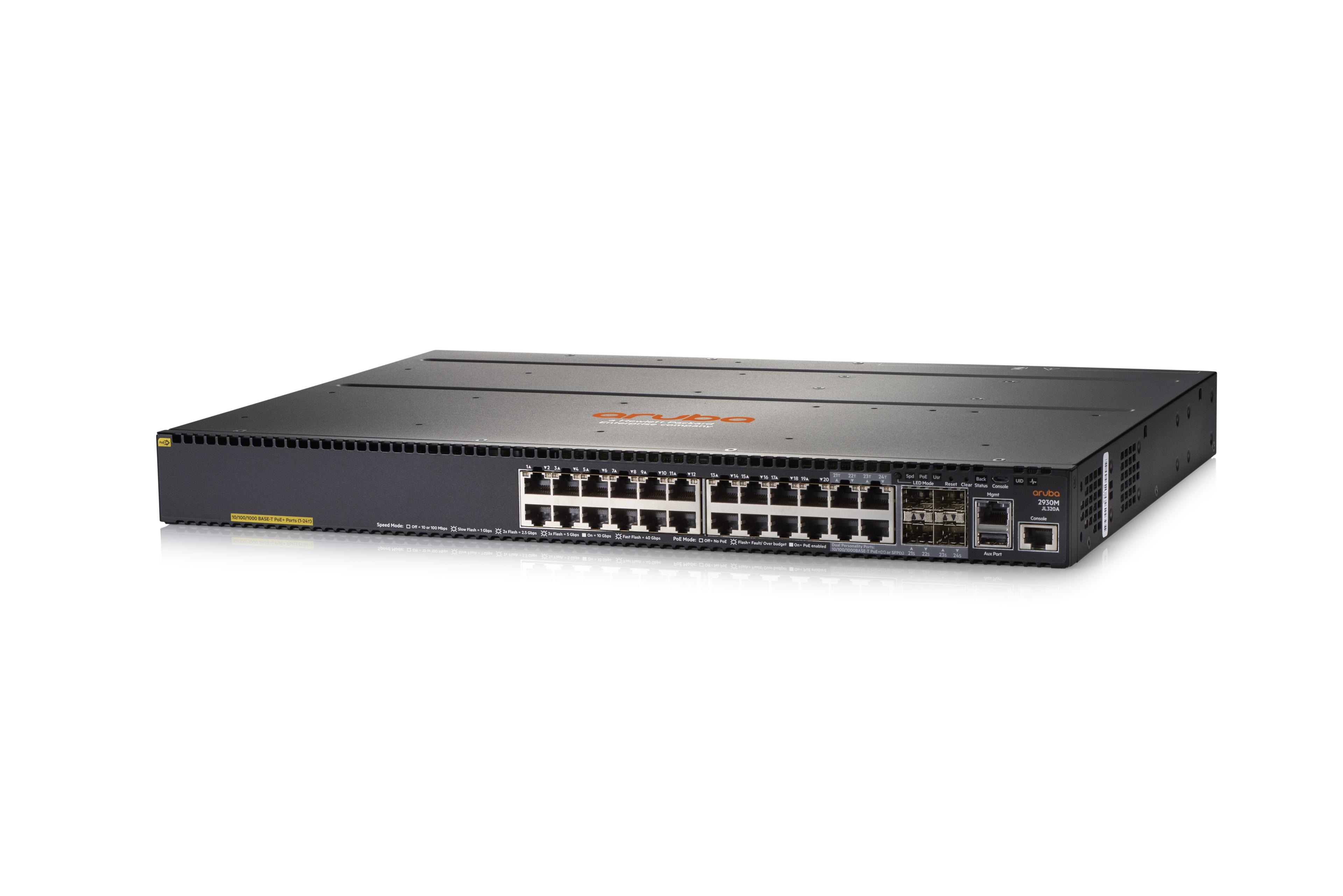 HPE Aruba 2930M 24G PoE+ Switch