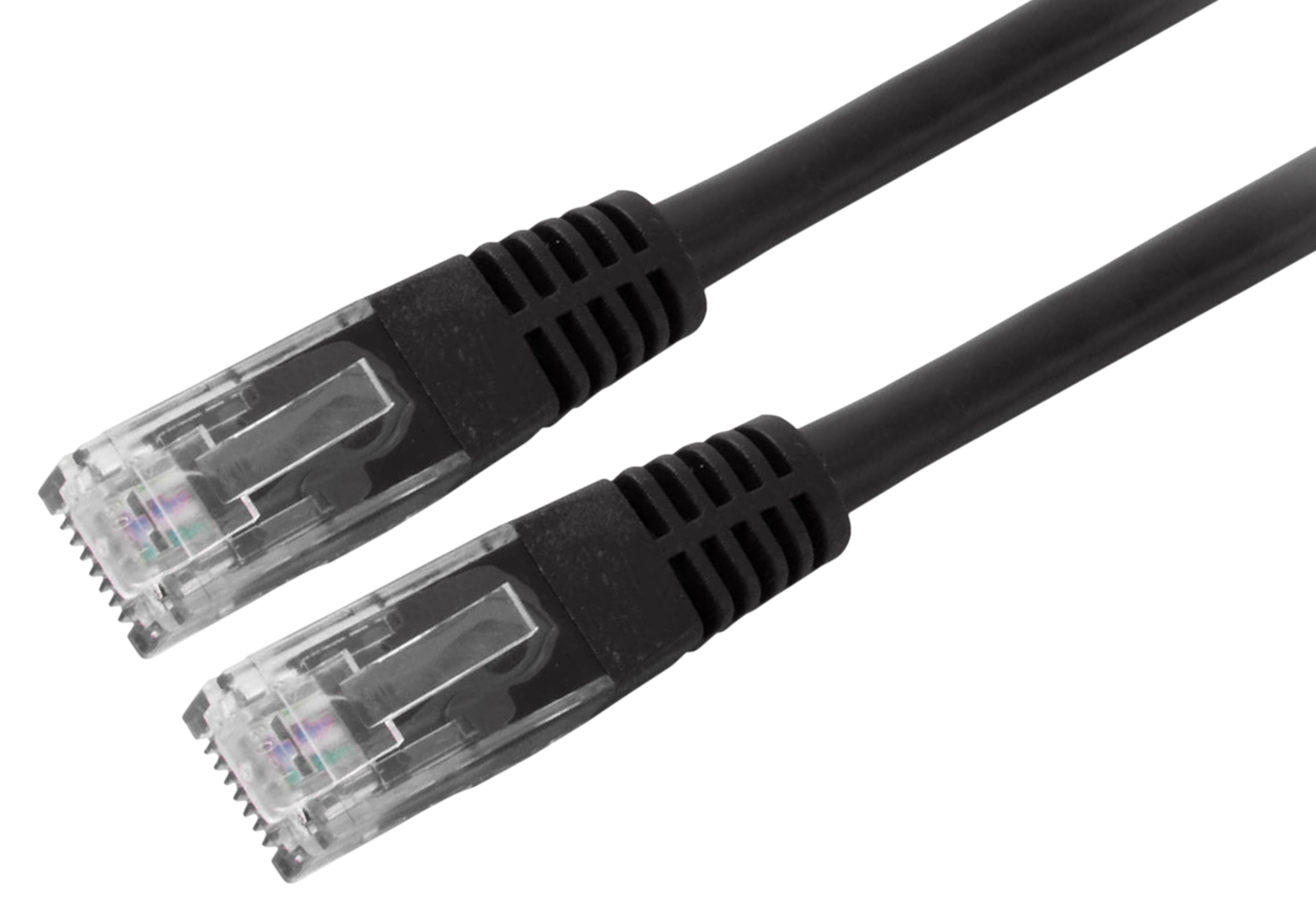 Patch Cable RJ45 U/UTP Cat5e 1m Black