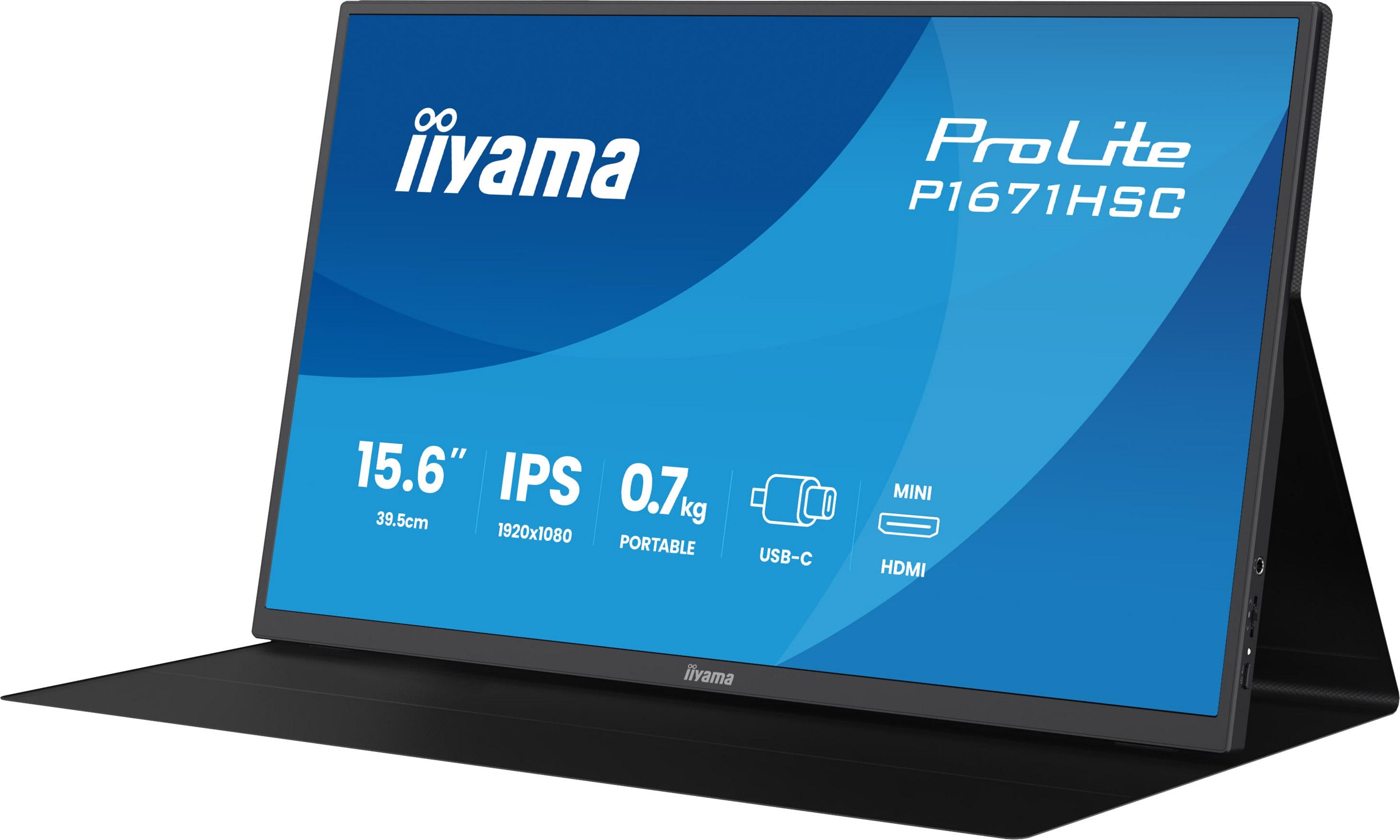 iiyama PL P1671HSC-B1 Portable Monitor