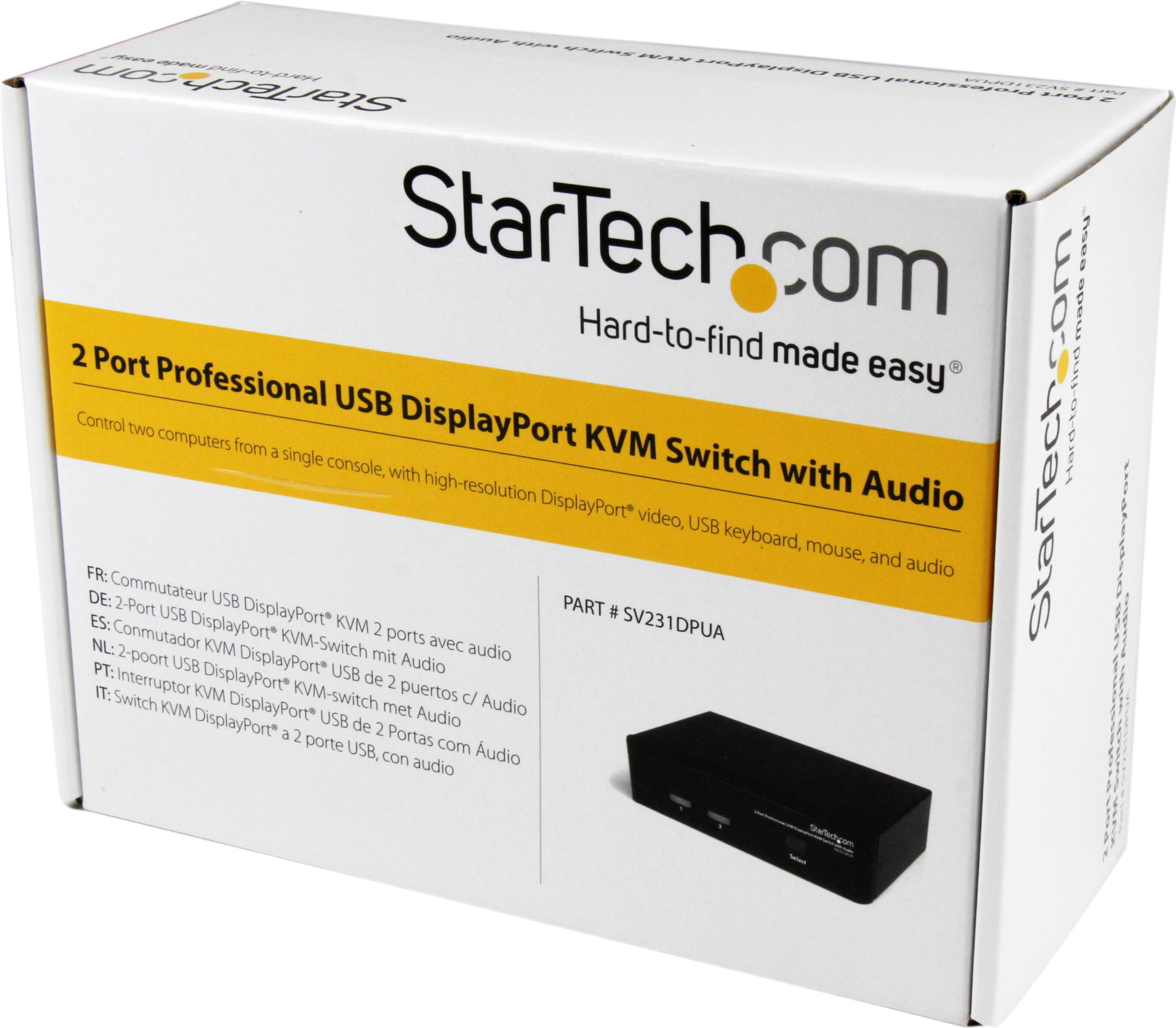 StarTech KVM-Switch DisplayPort 2-Port