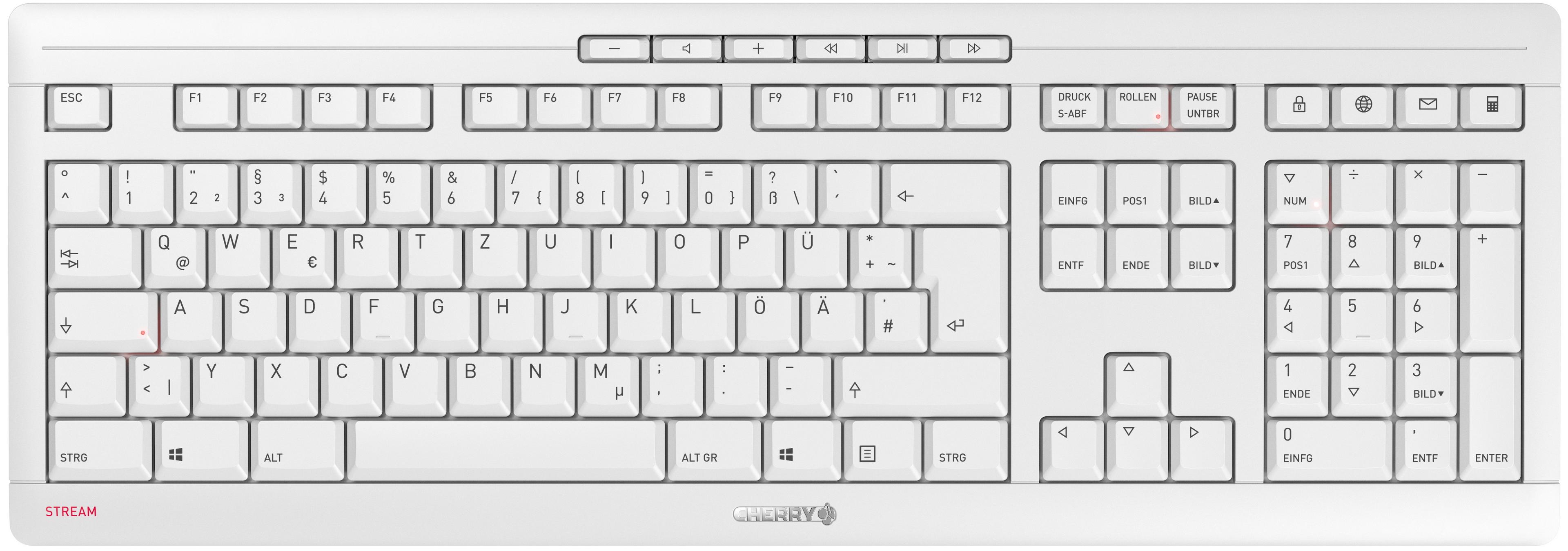 CHERRY STREAM DESKTOP RECHARGE weiß