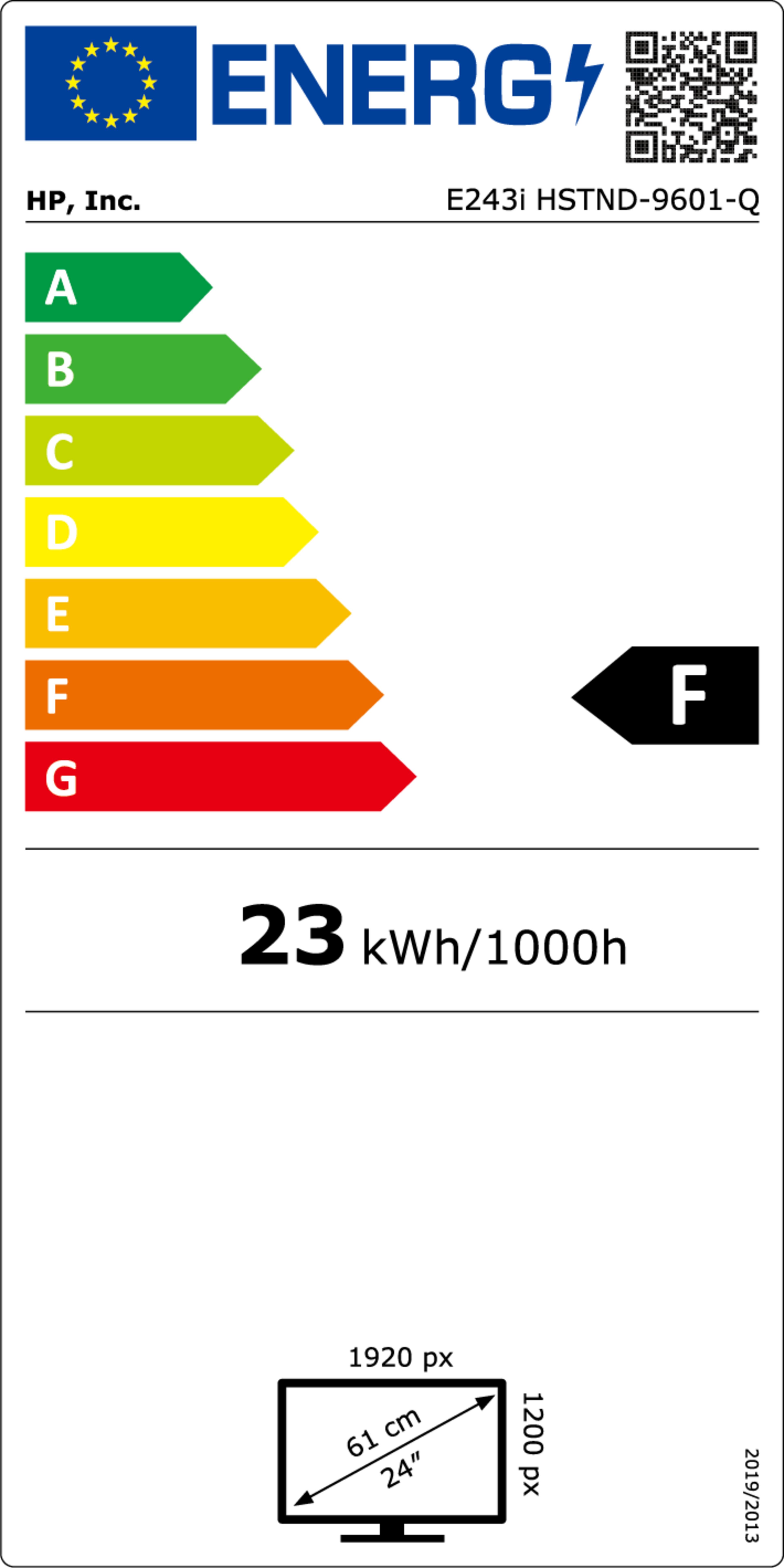 HP EliteDisplay E243i Monitor