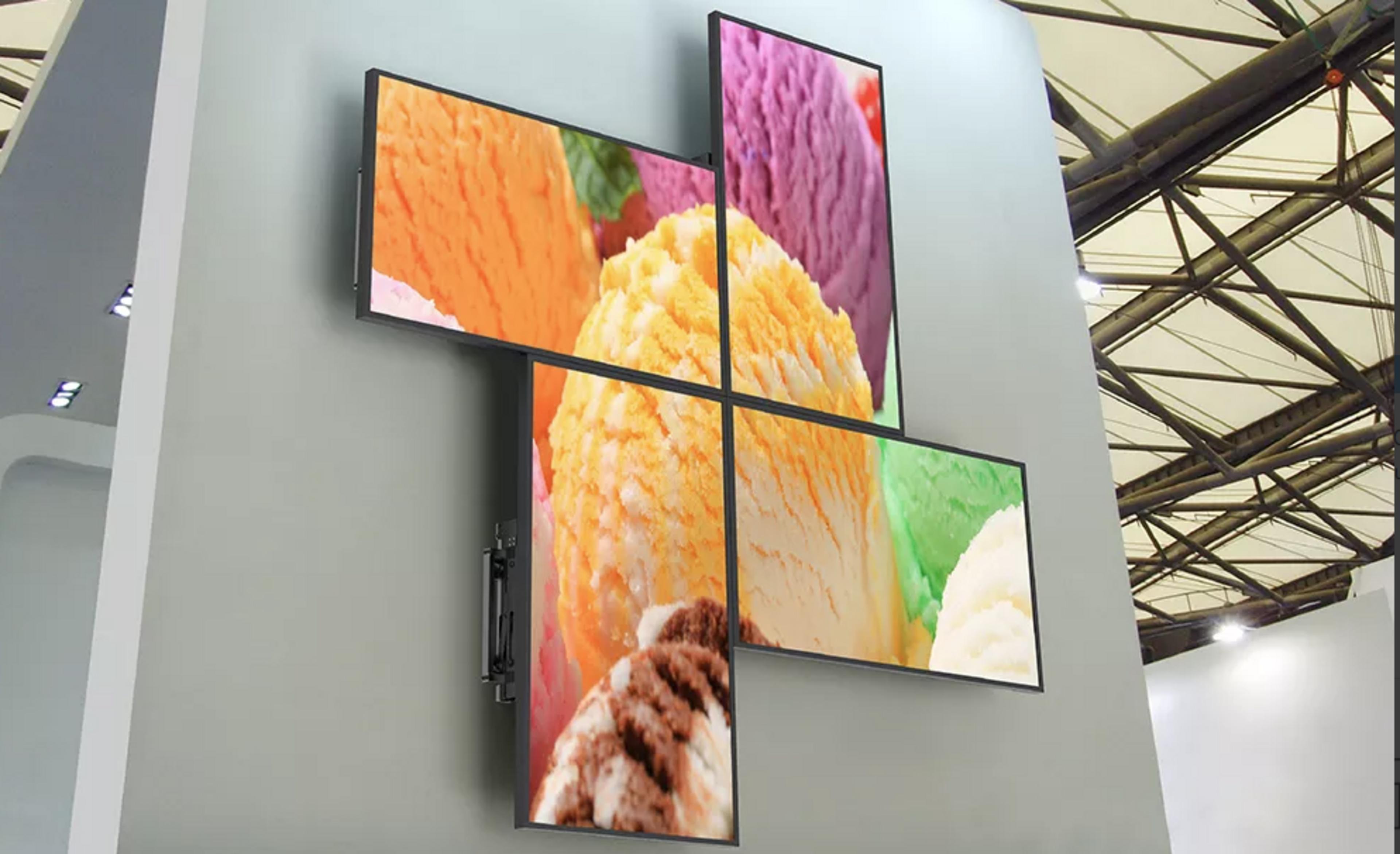 Supp. mural Neomounts mur vidéo Pop-out