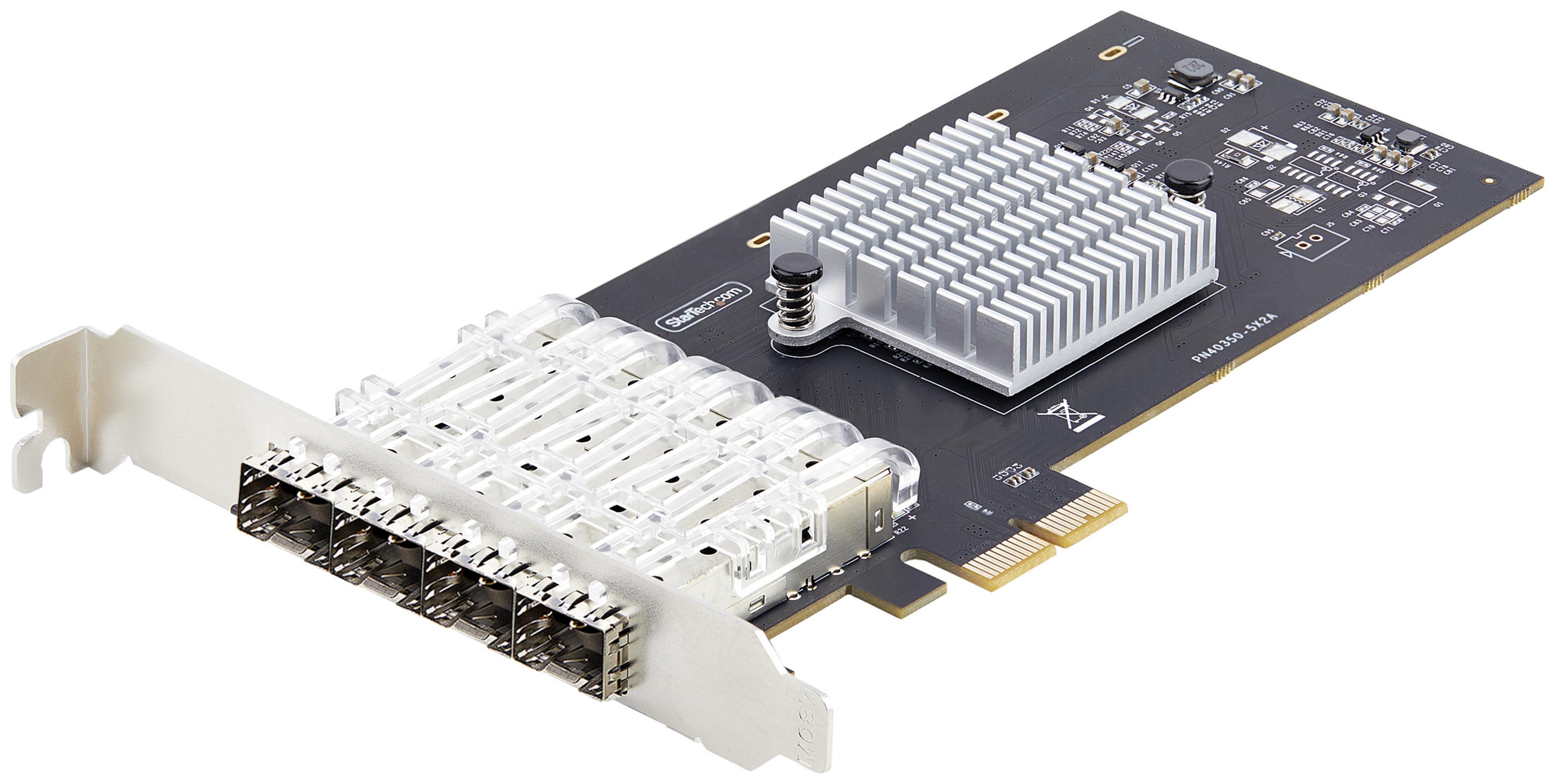 Carte réseau StarTech 4 ports SFP PCIe