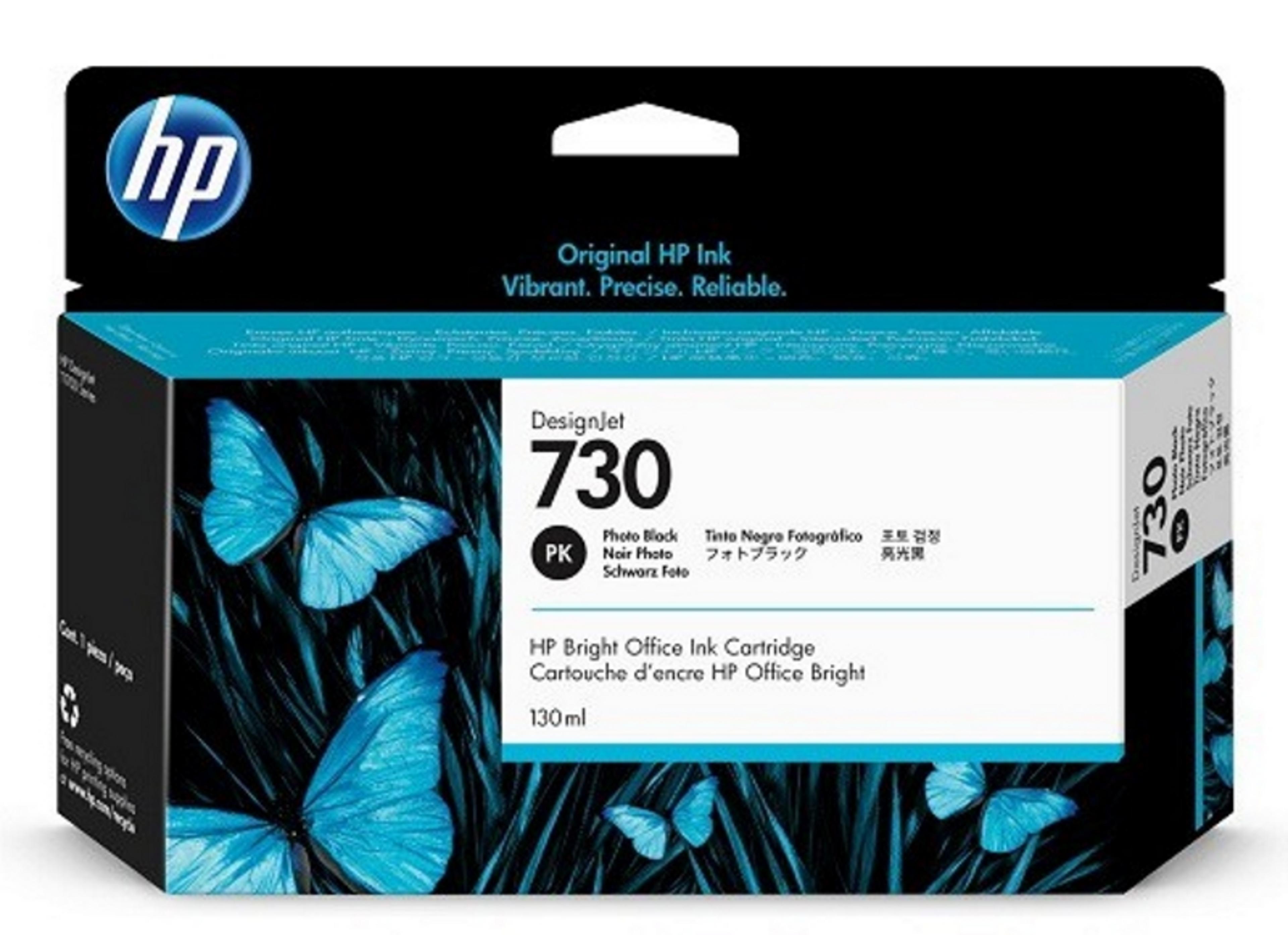HP 730 Ink 130ml Black