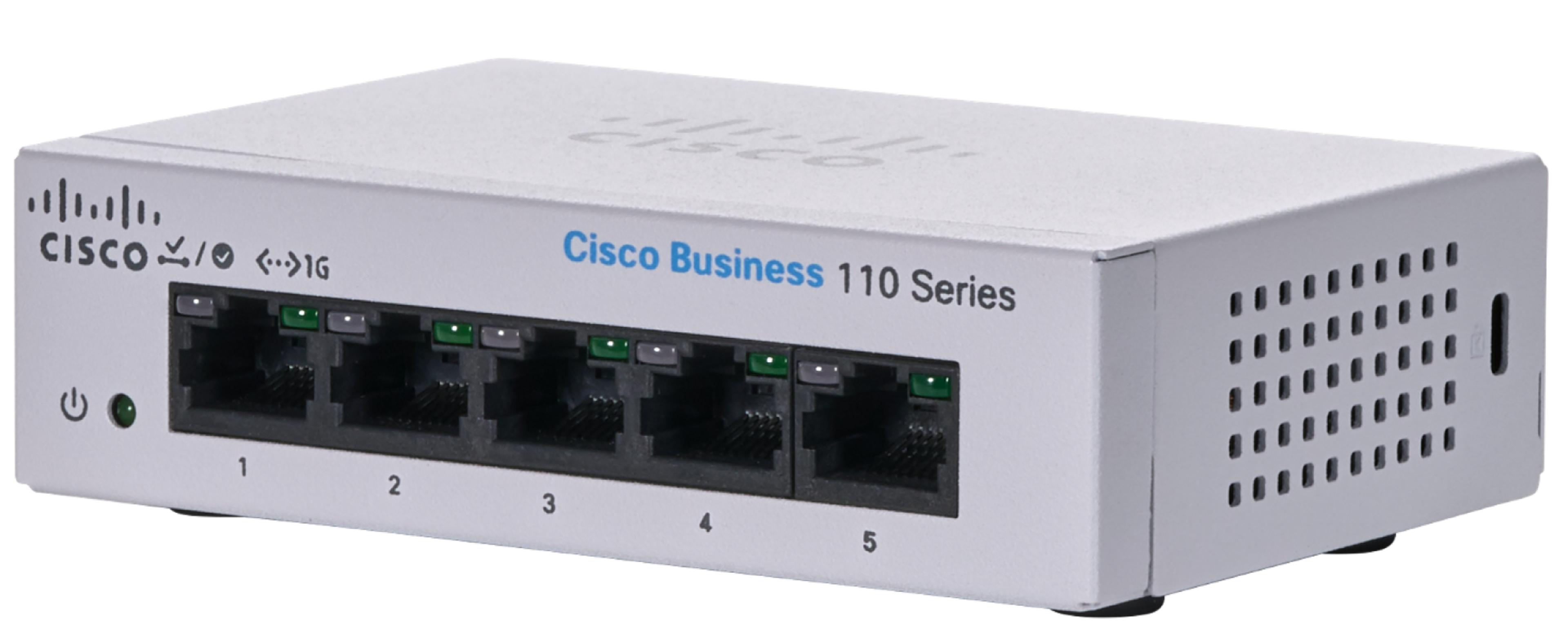Cisco Przełącznik SB CBS110-5T-D