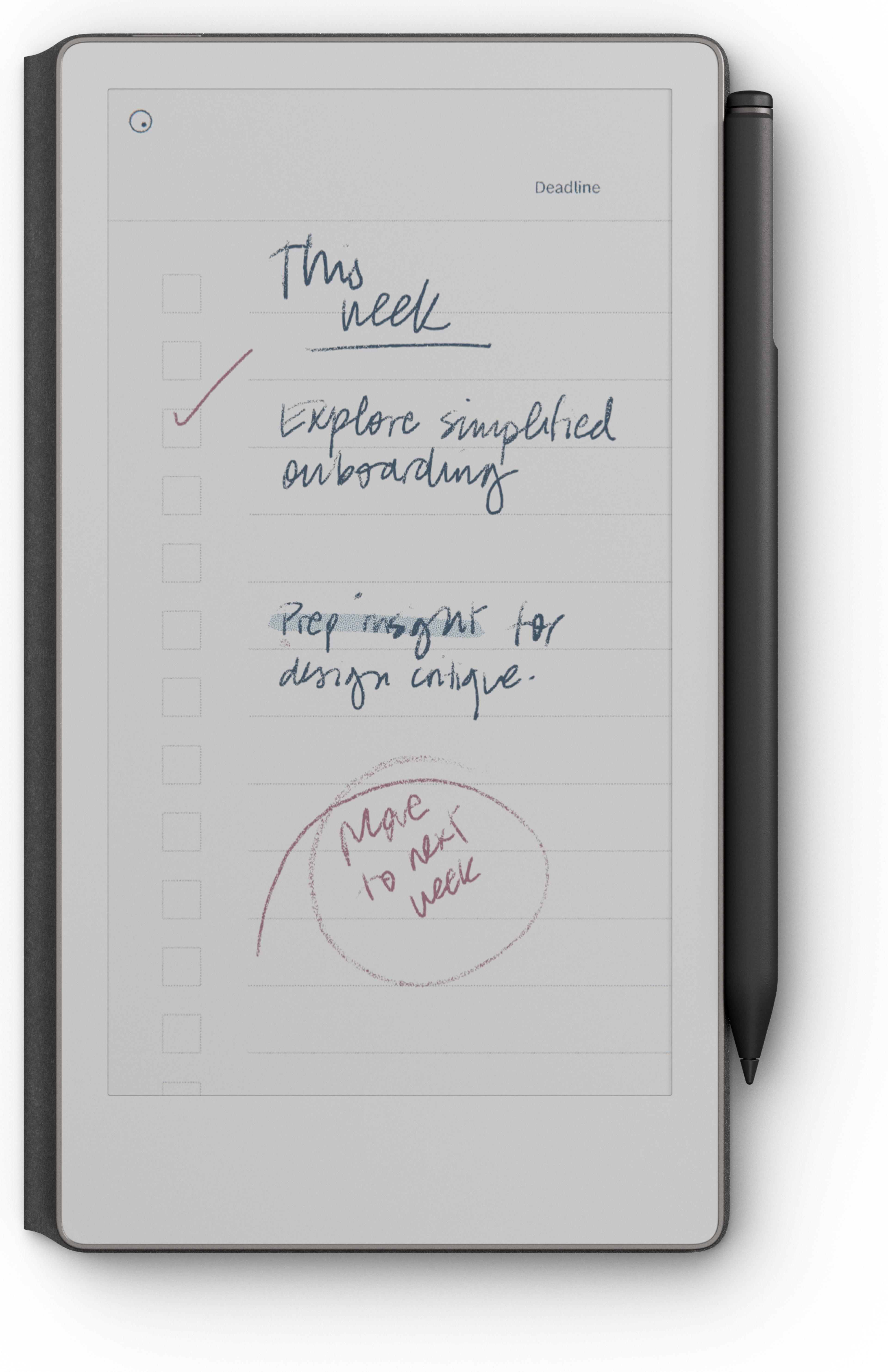 reMarkable Paper Pro Move Marker + Folio