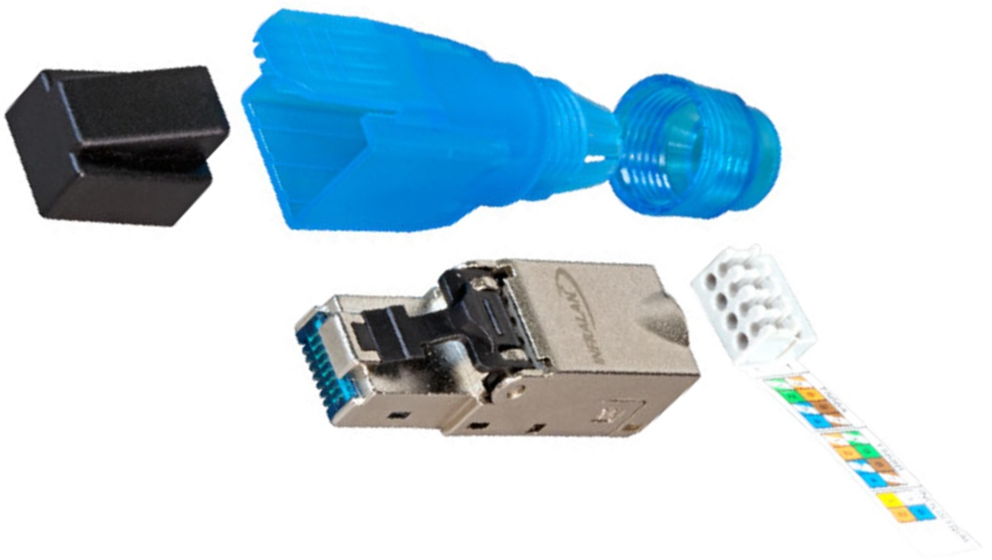 FeldkonfektionStecker RJ45 Cat6a STP