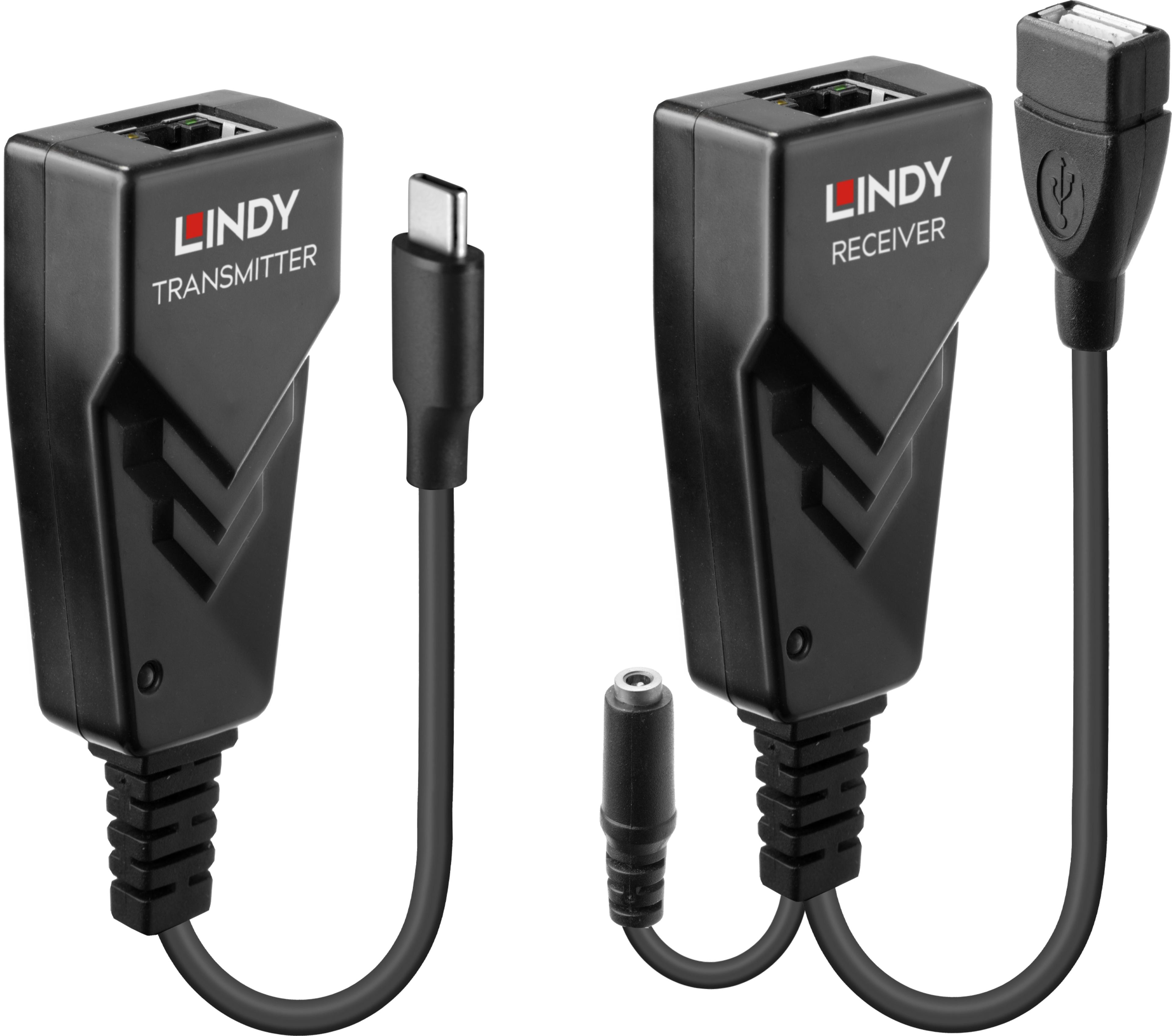 LINDY USB 2.0 Extender Cat6 up to 100m