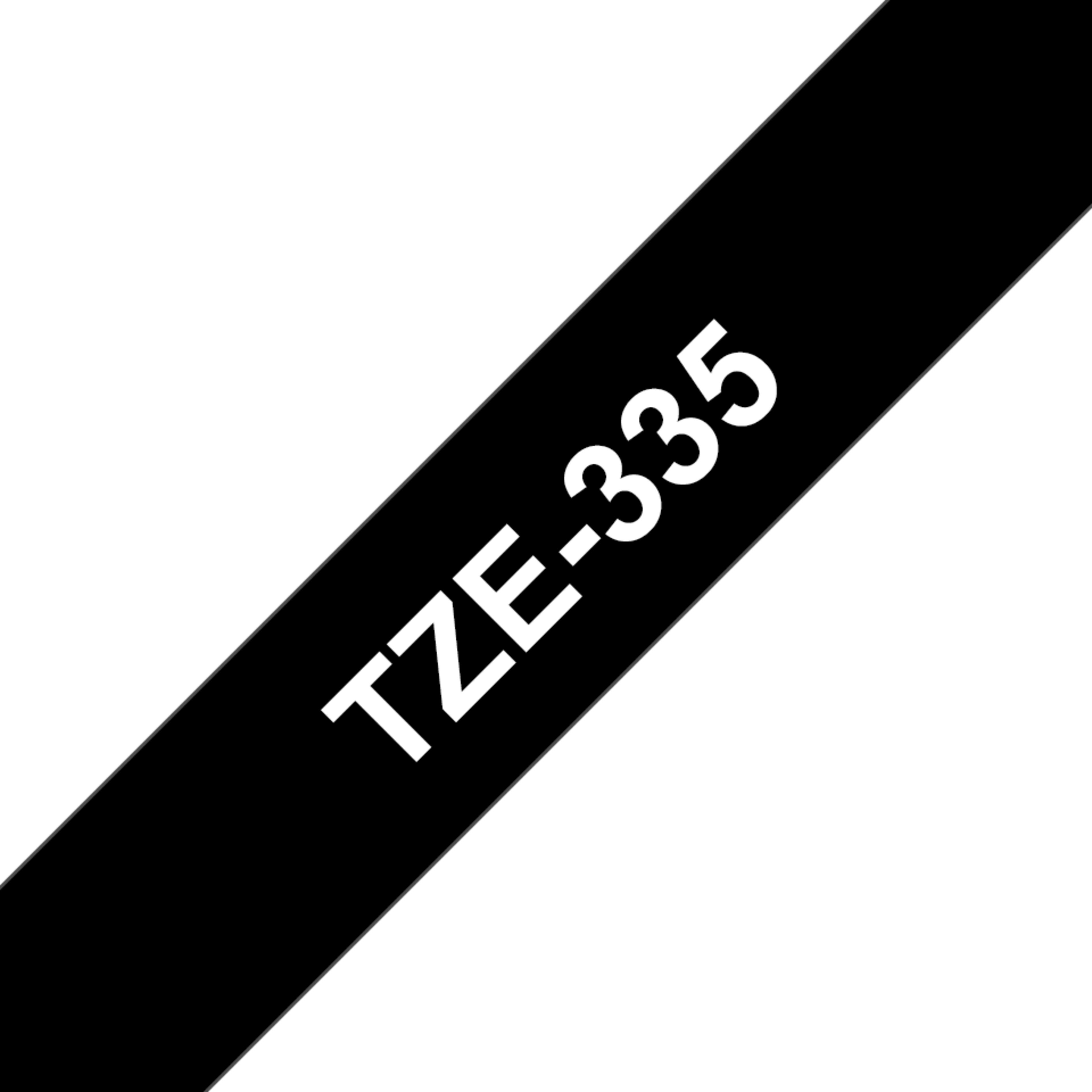 Brother TZe-335 12mmx8m Label Tape Black