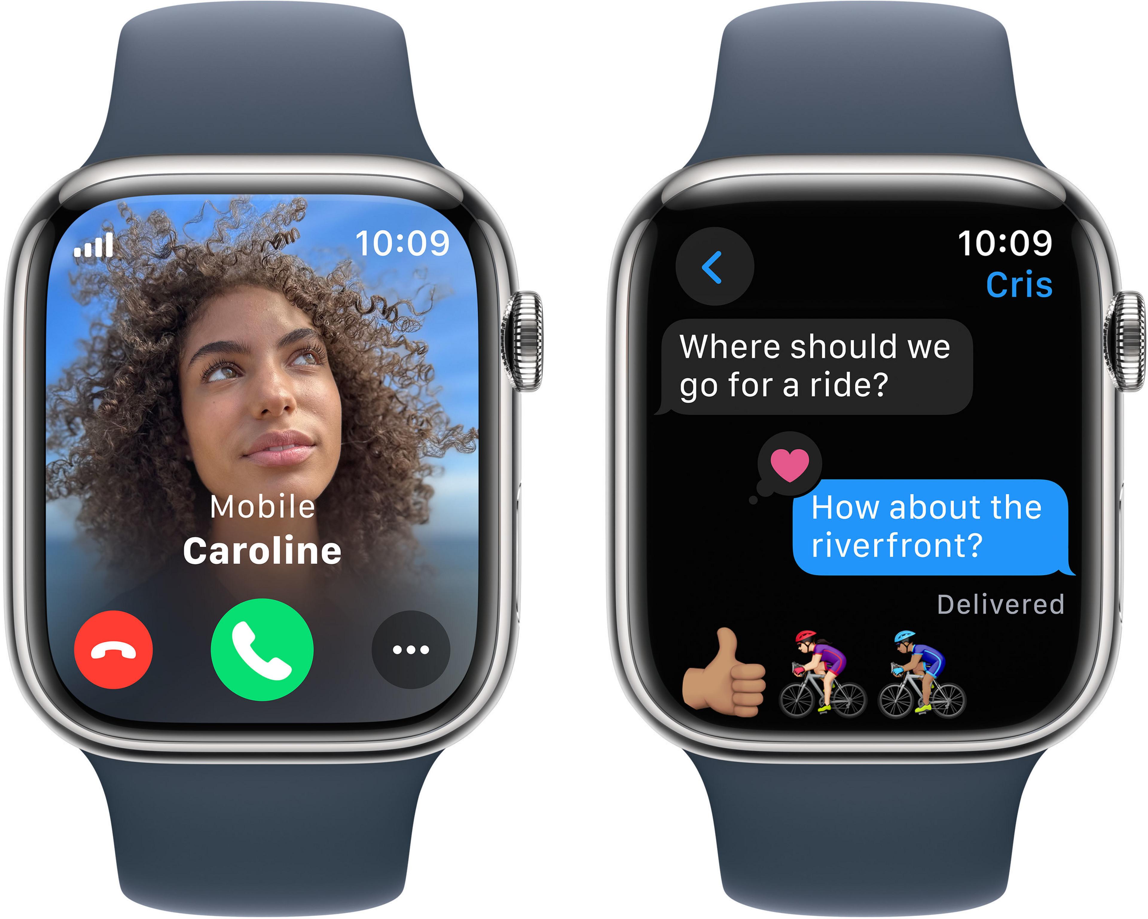 Apple Watch S9 9 LTE 45mm Steel Silver