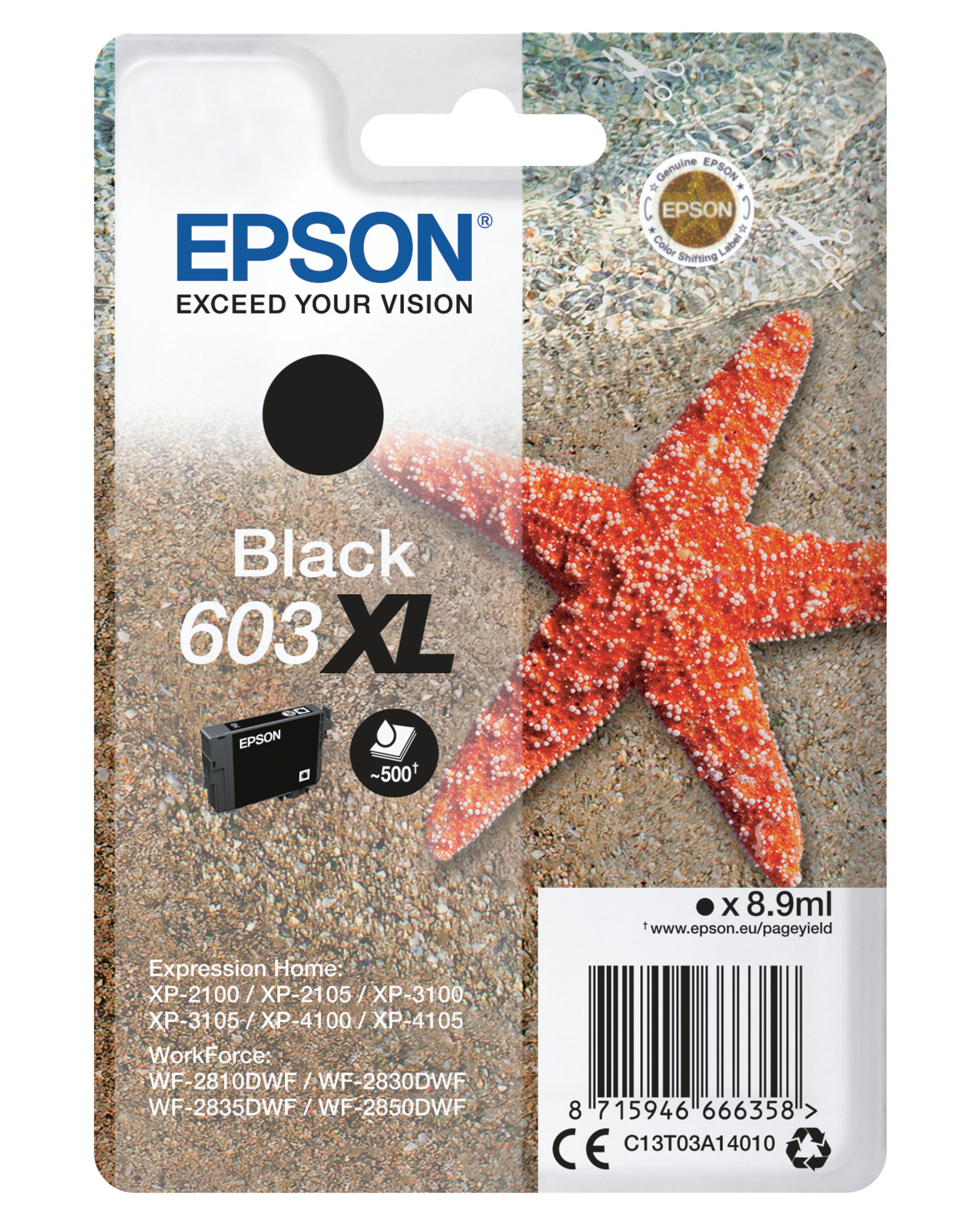 Encre Epson 603 XL, noir