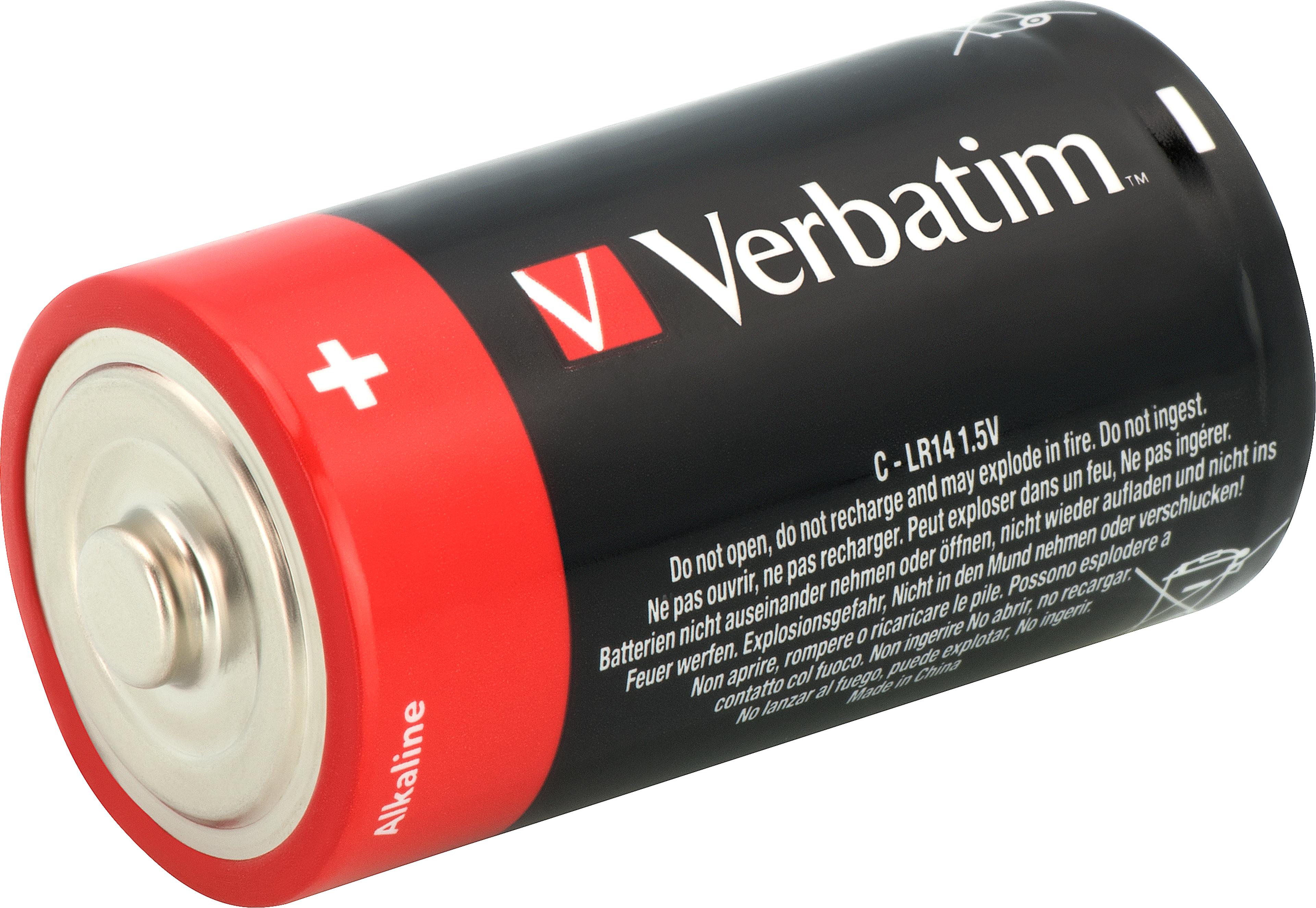 Verbatim LR14 Alkaline Batterie 2 St