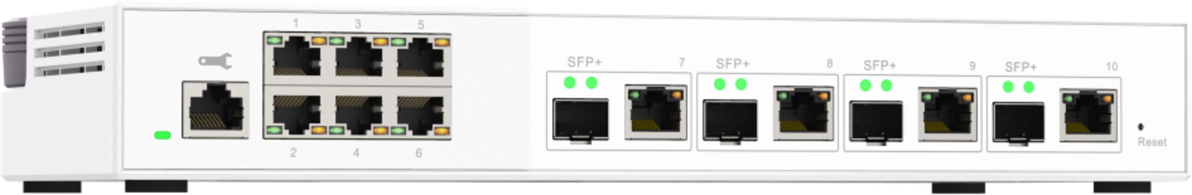 QNAP QSW-2106-4C 10-Port 2,5GbE Switch