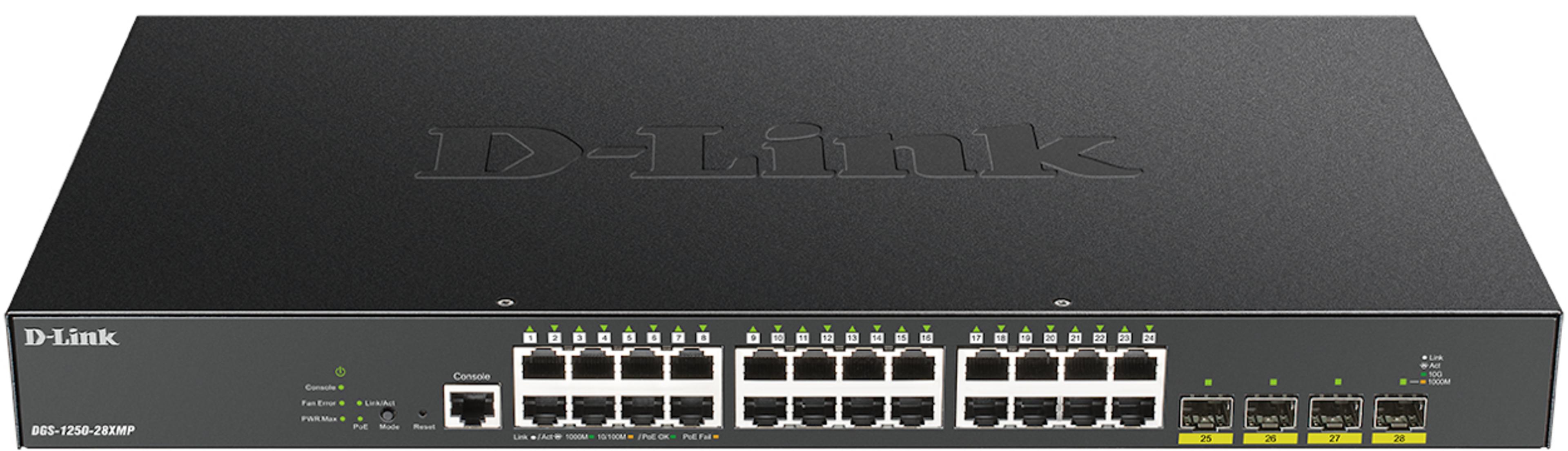 D-Link DGS-1250-28XMP PoE Switch