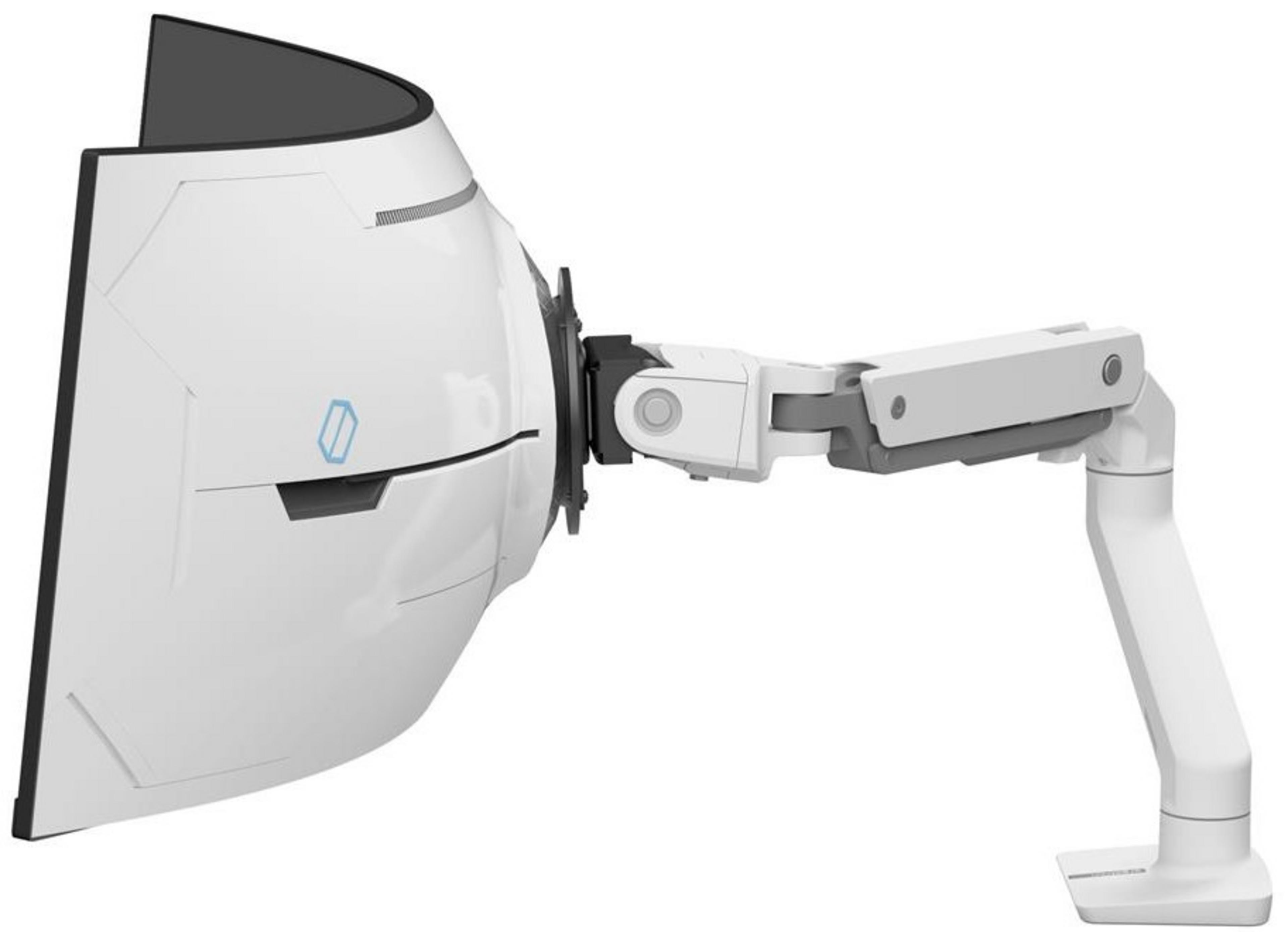 Ergotron HX Desk Monitor Arm White