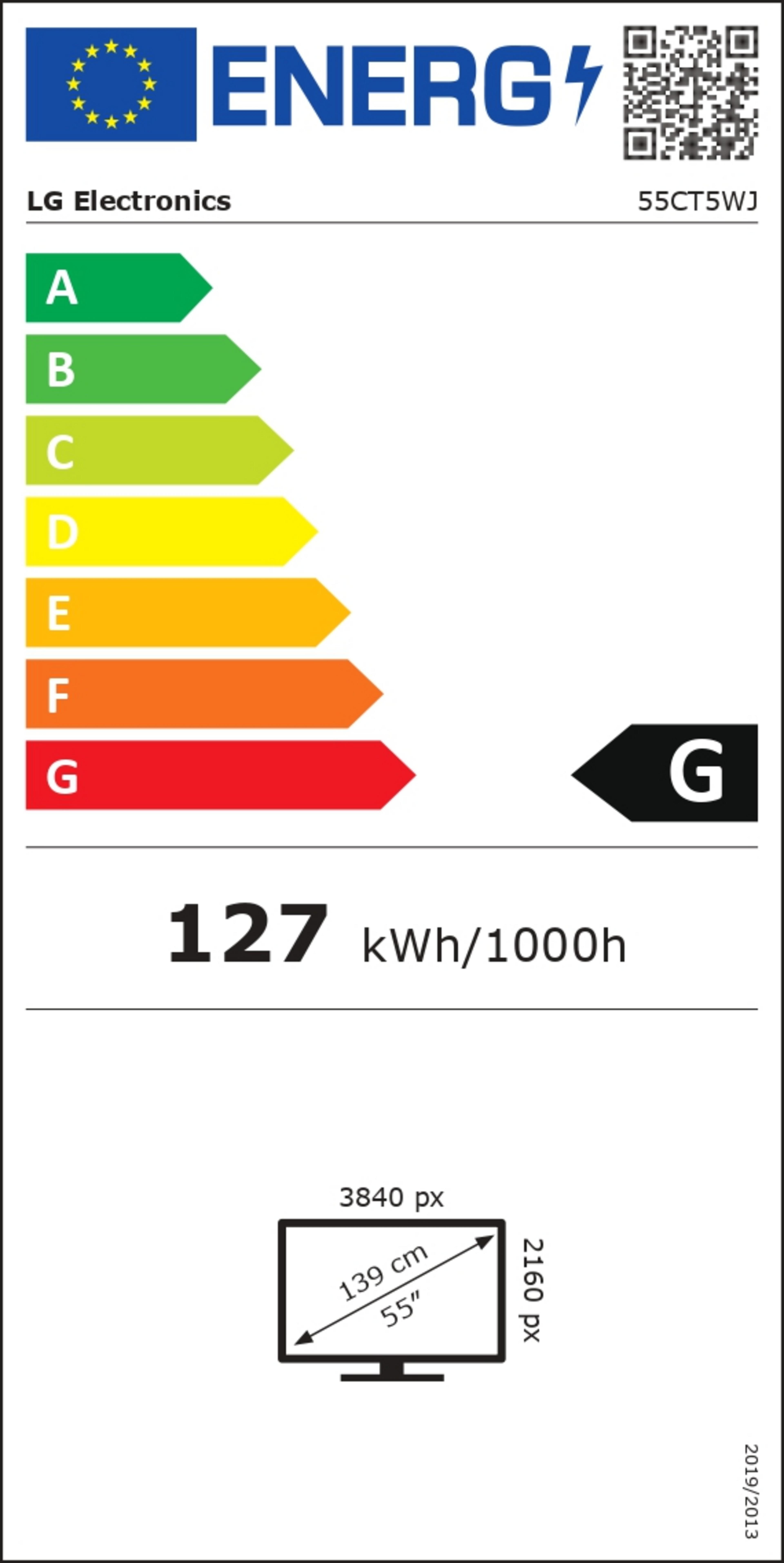 LG 55CT5WJ-B Interactive Touch Display