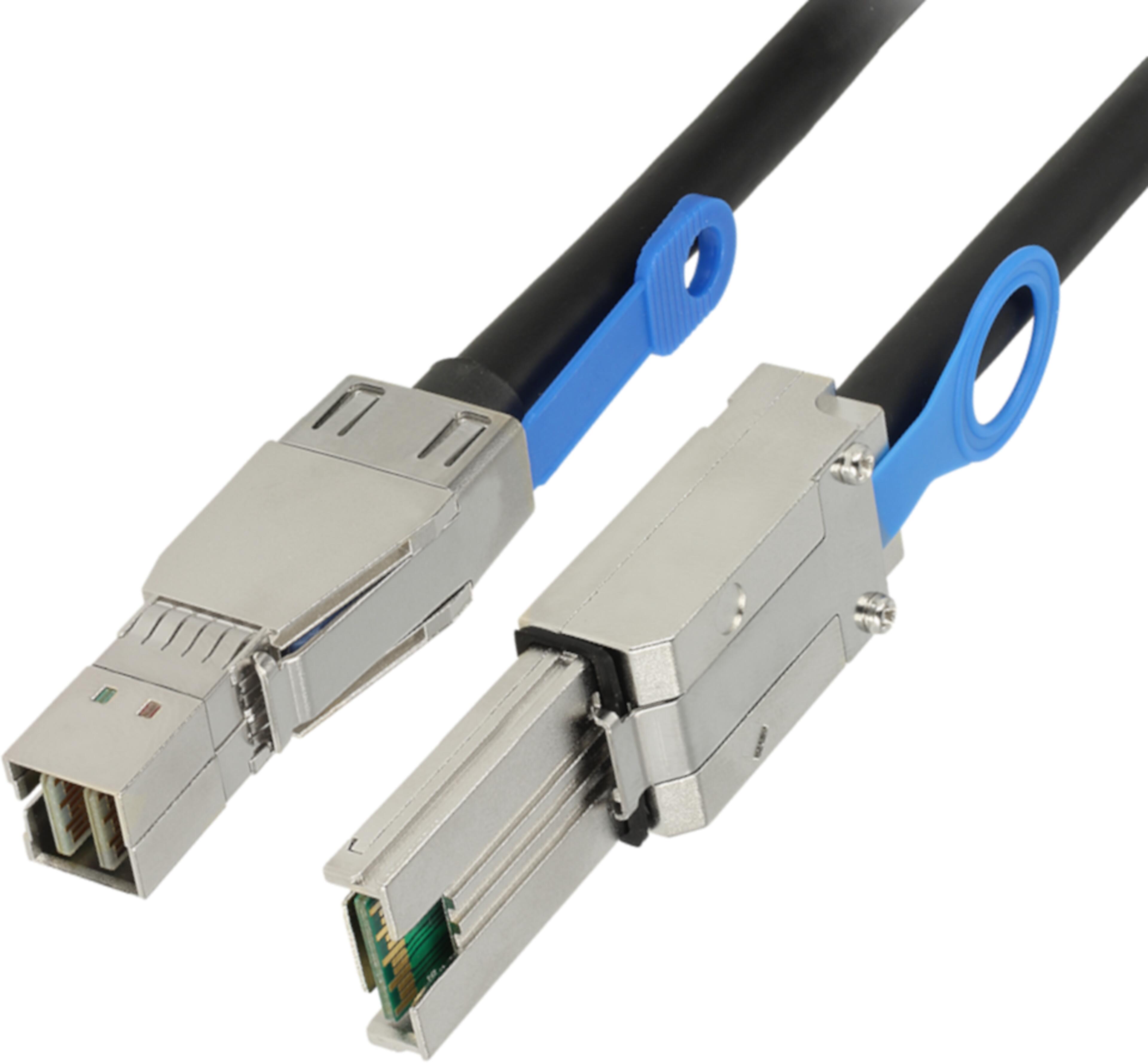 SAS Kabel extern SFF8644-SFF8088 3,0m