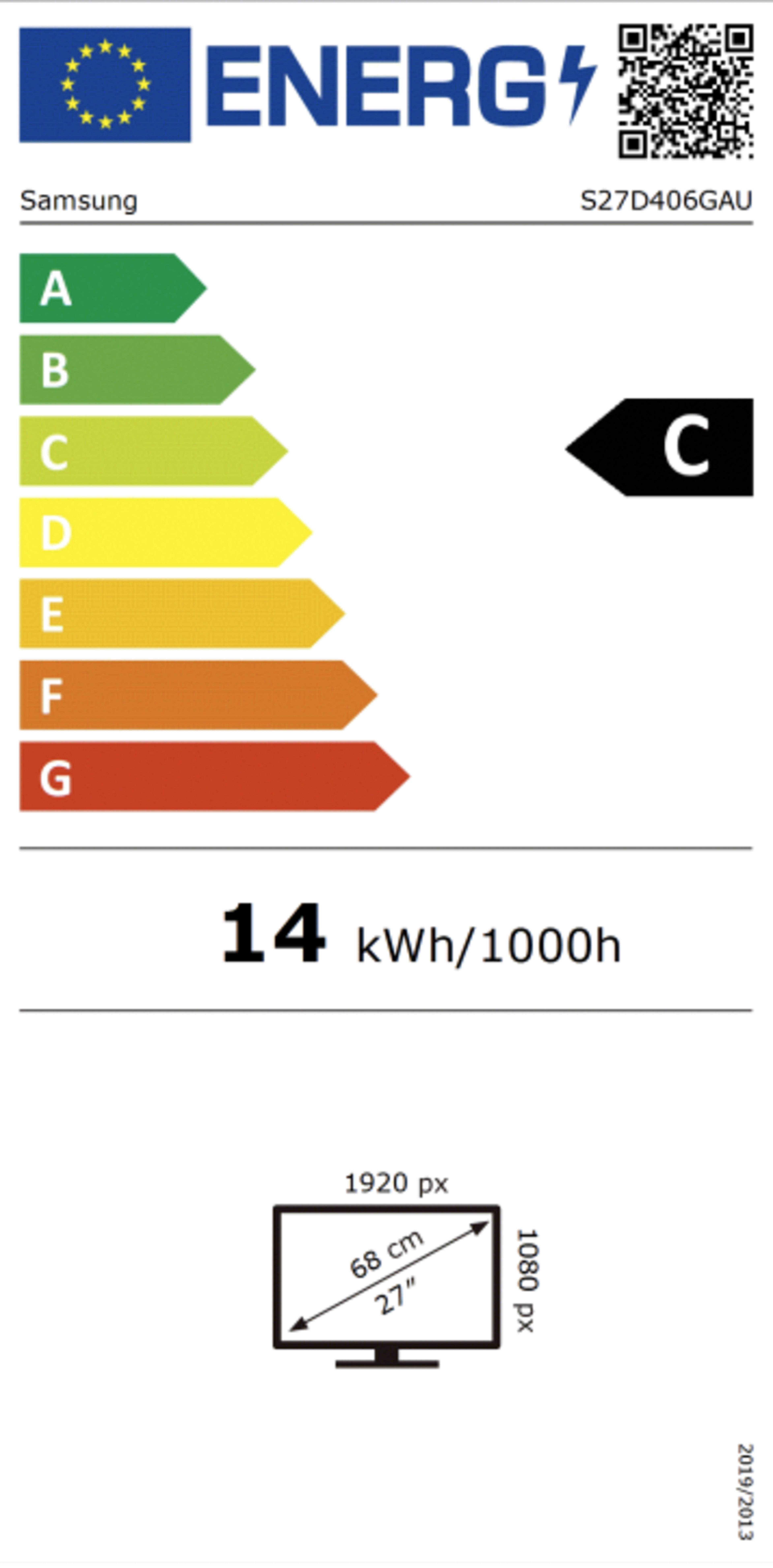 Écran Samsung S27D406GAU
