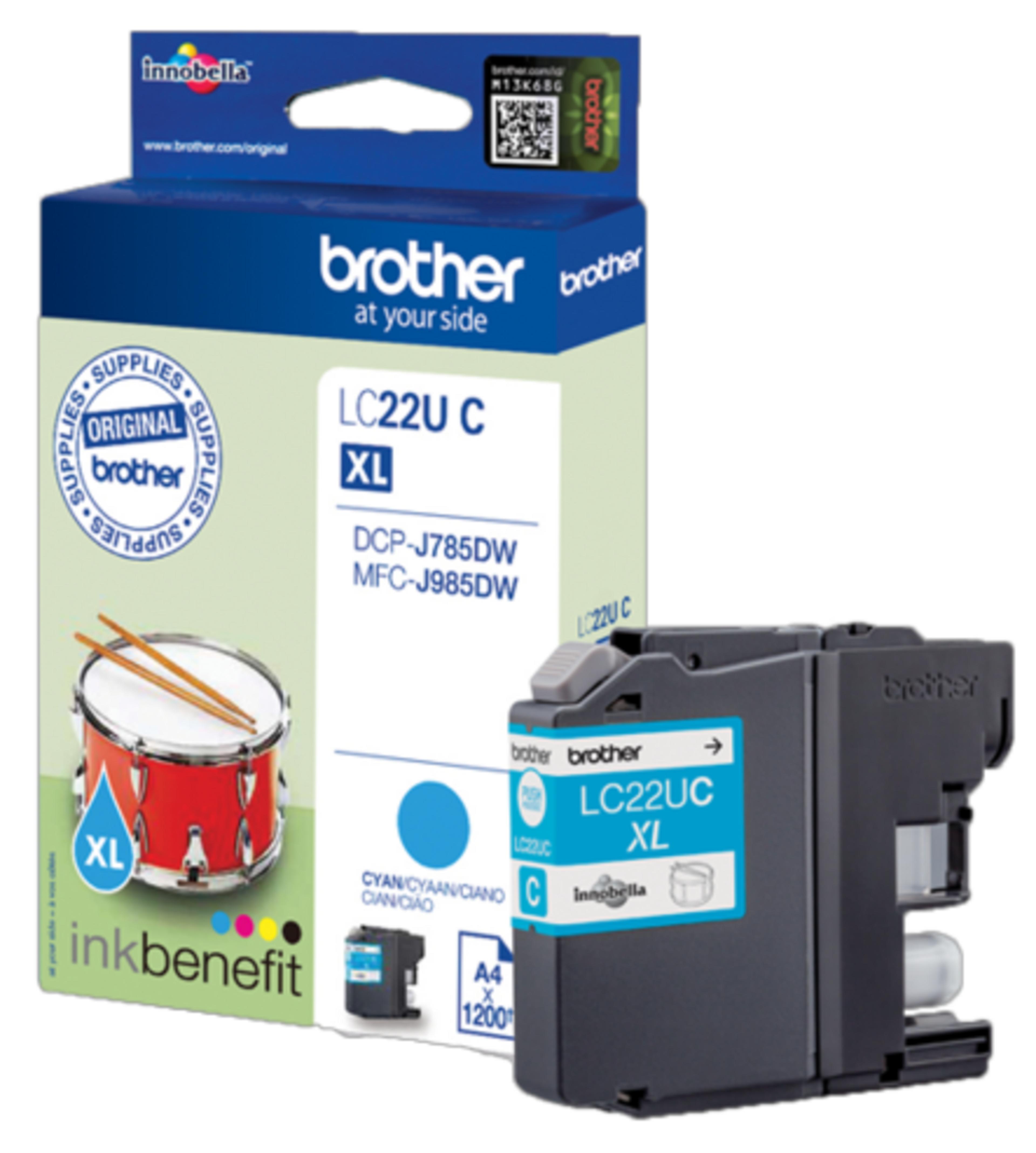 Brother LC-22UC Ink Cyan