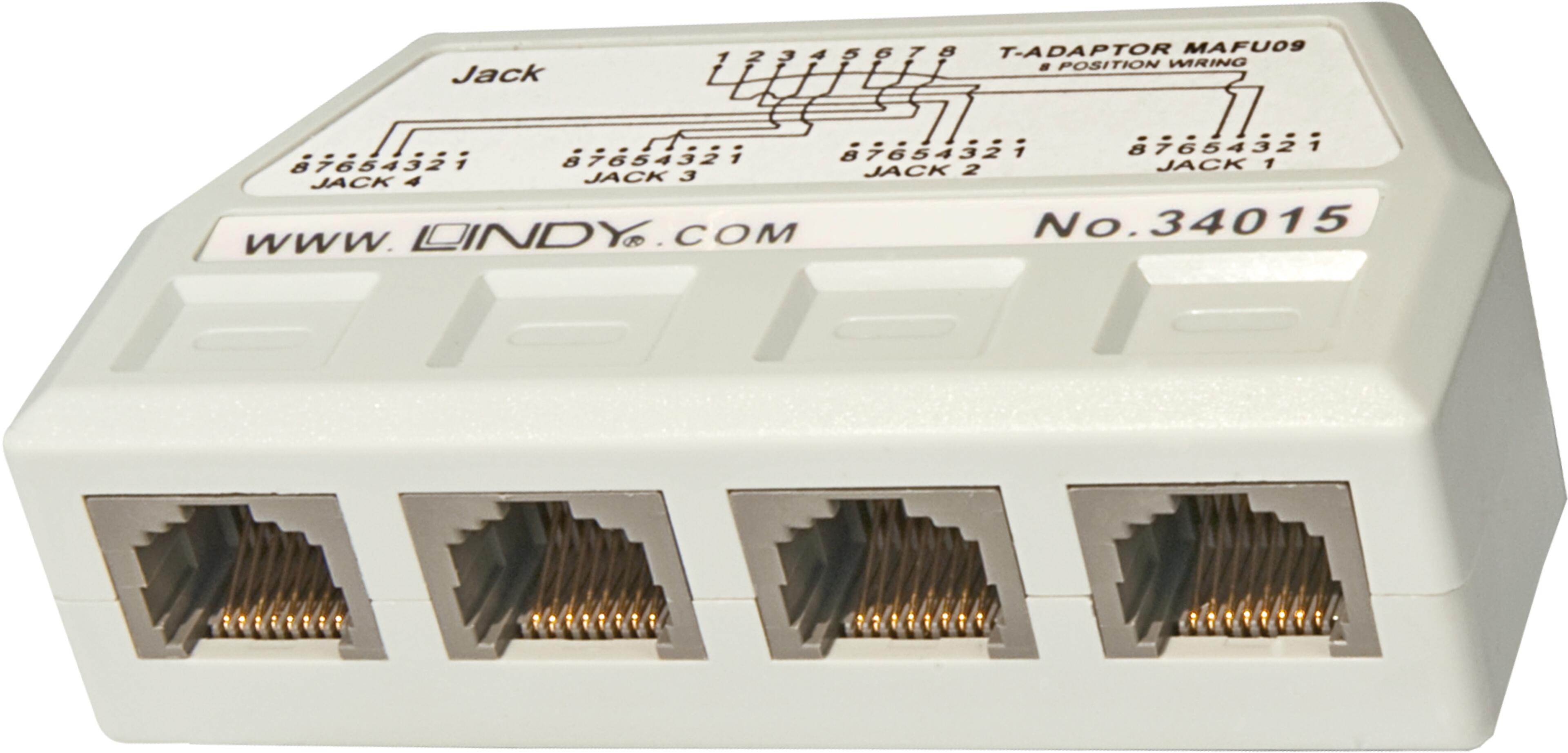 Lindy RJ45 Telefon Line Splitter 1:4