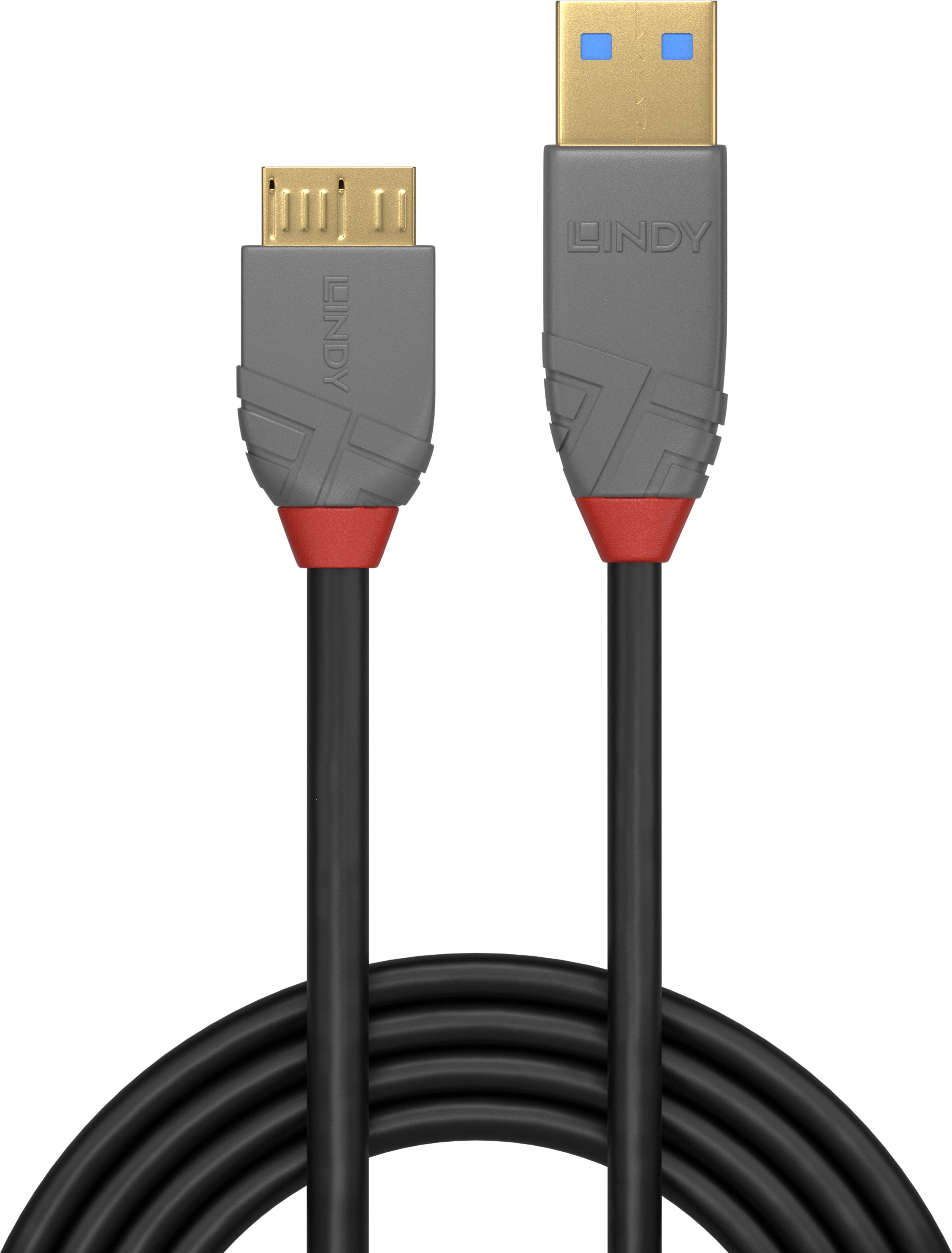 LINDY USB-A to Micro-B Cable 0.5m