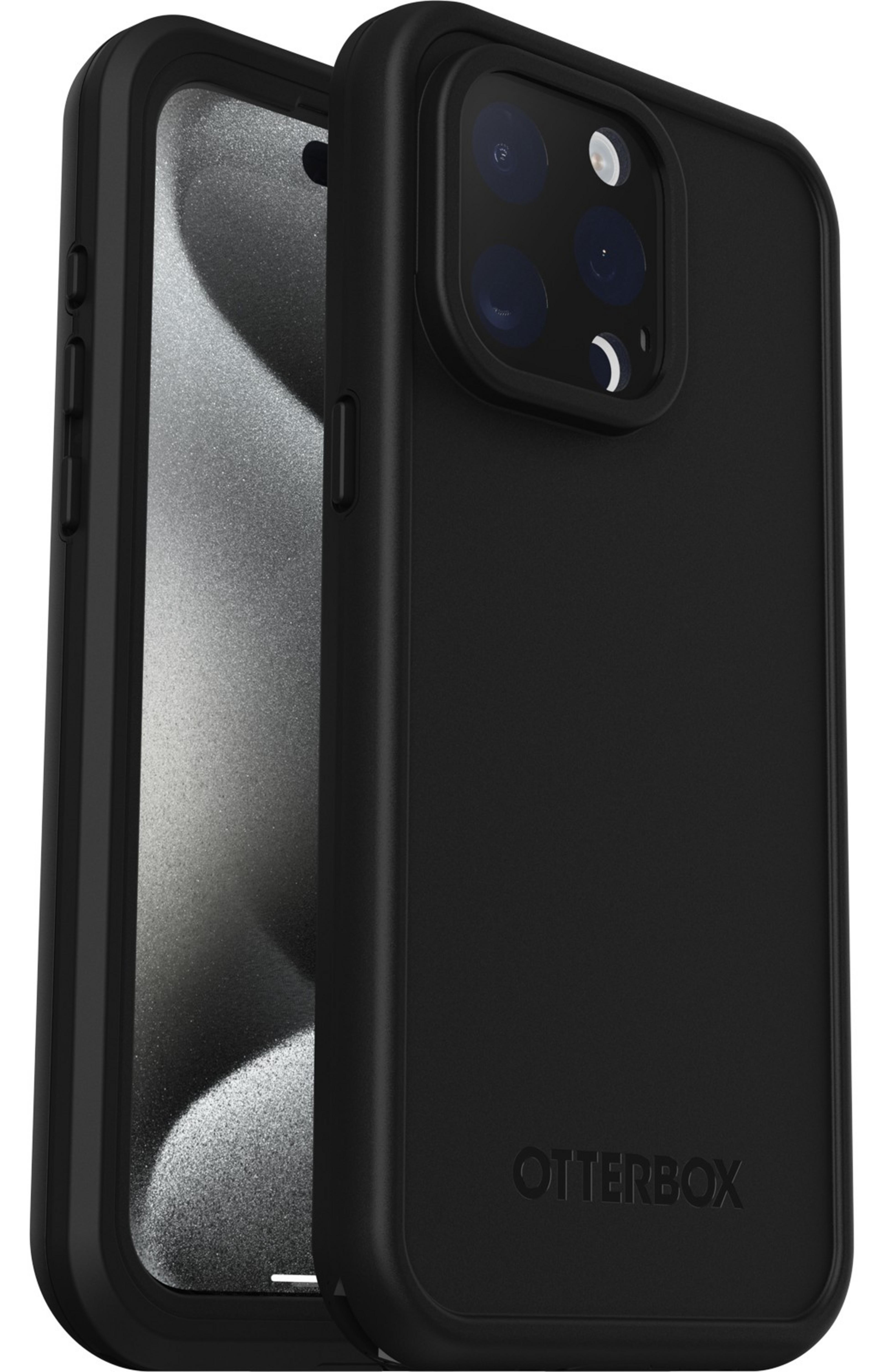 OtterBox FRE iPhone 15 Pro Max Case Blk