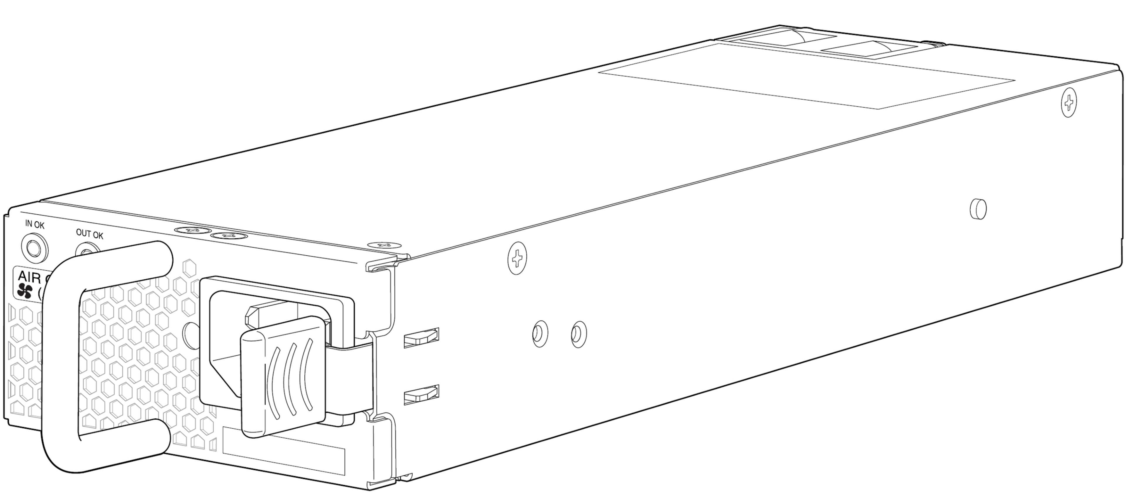 Juniper JPSU-350-AC-AFO 350W Netzteil