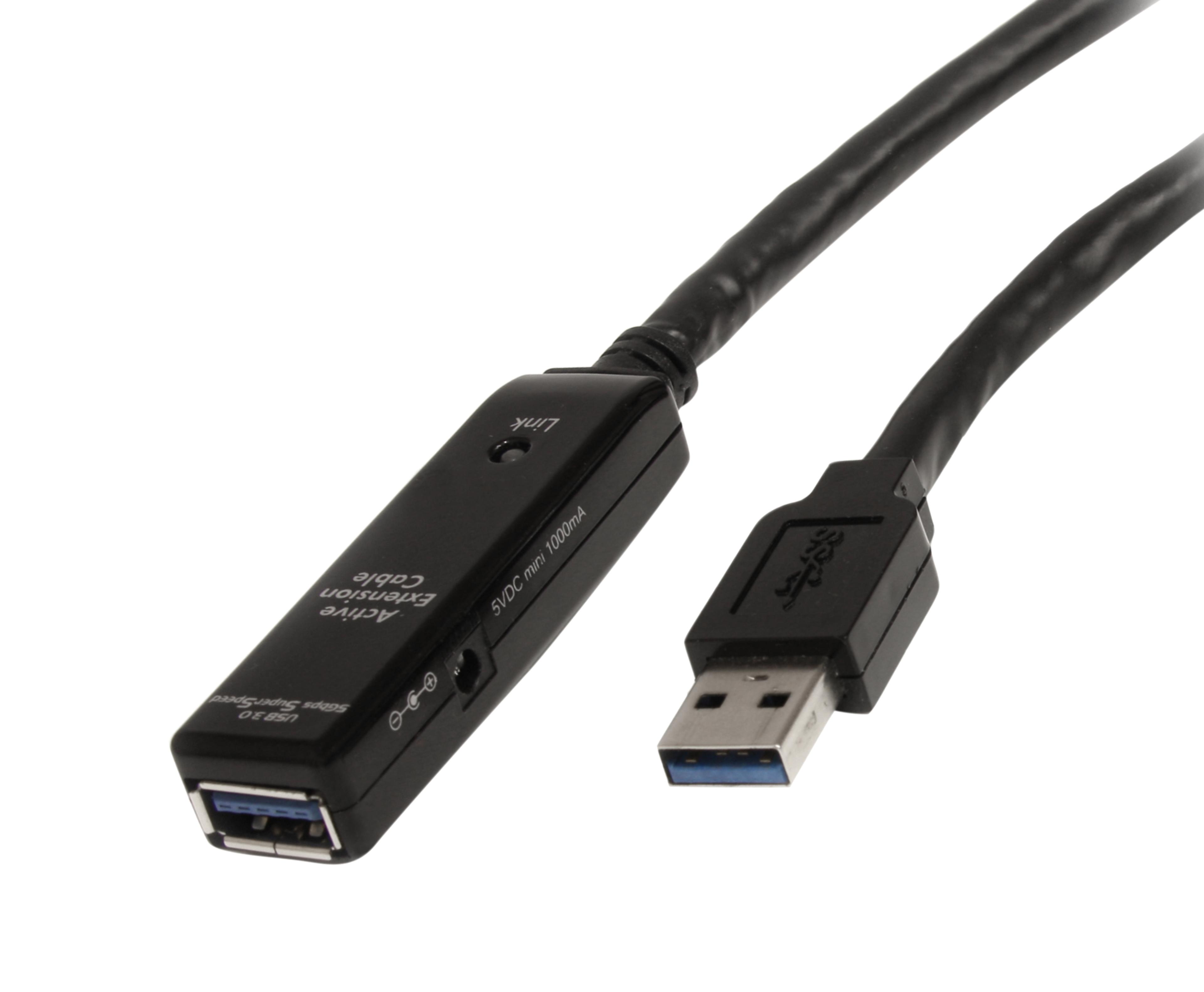 StarTech USB TypA Aktiv-Verlängerung 10m