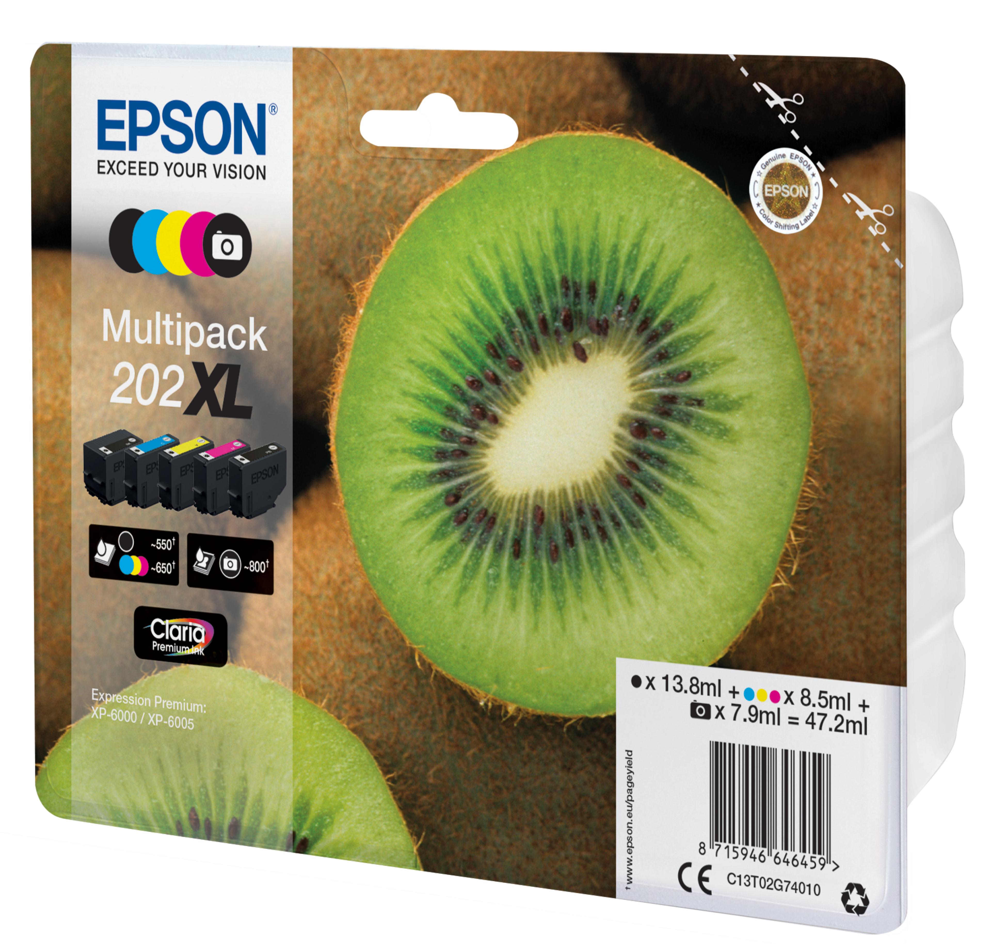 Epson 202XL Claria Ink Multipack