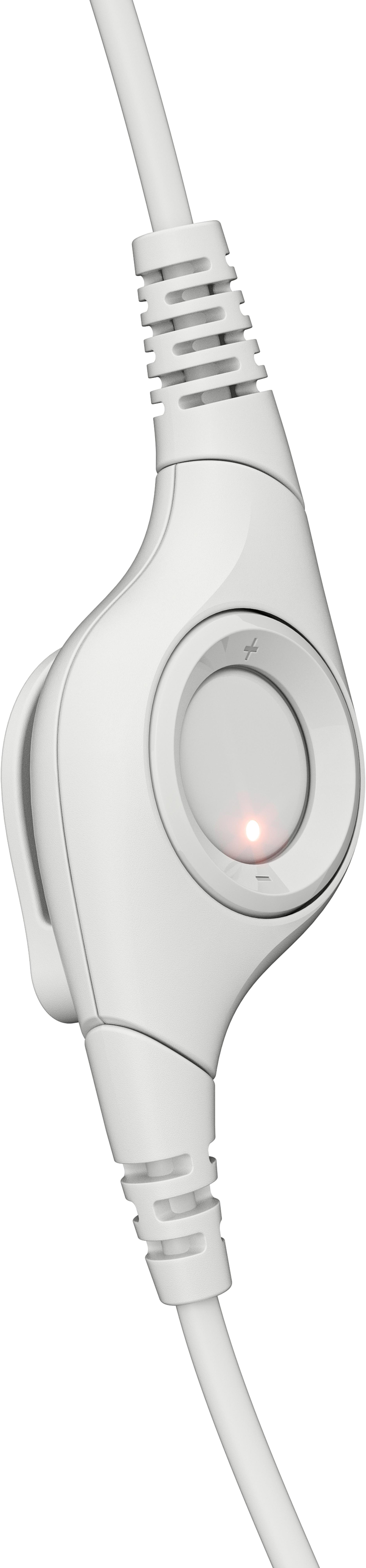 Casque stéréo Logitech H390 USB, blanc
