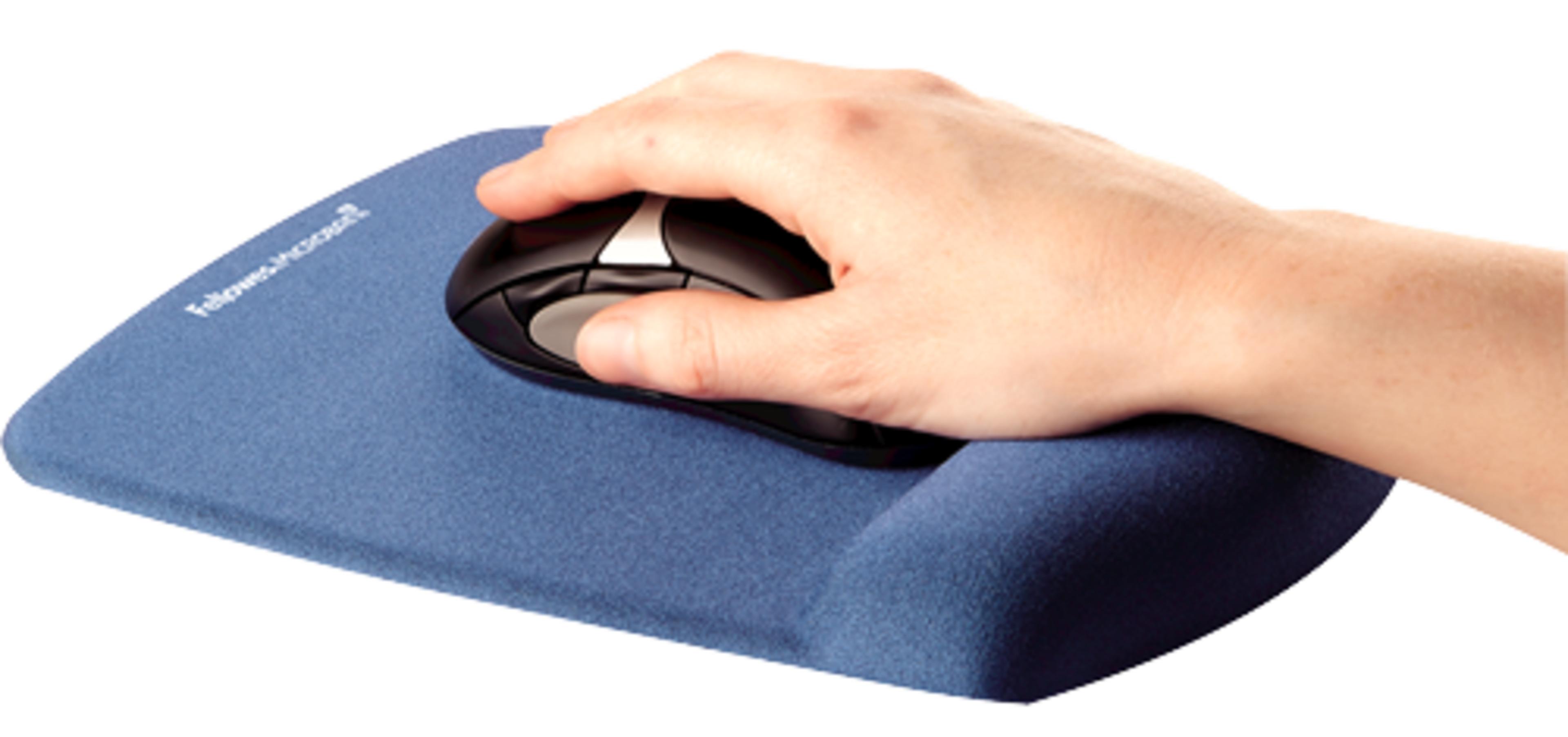 Fellowes PlushTouch Mousepad Blue