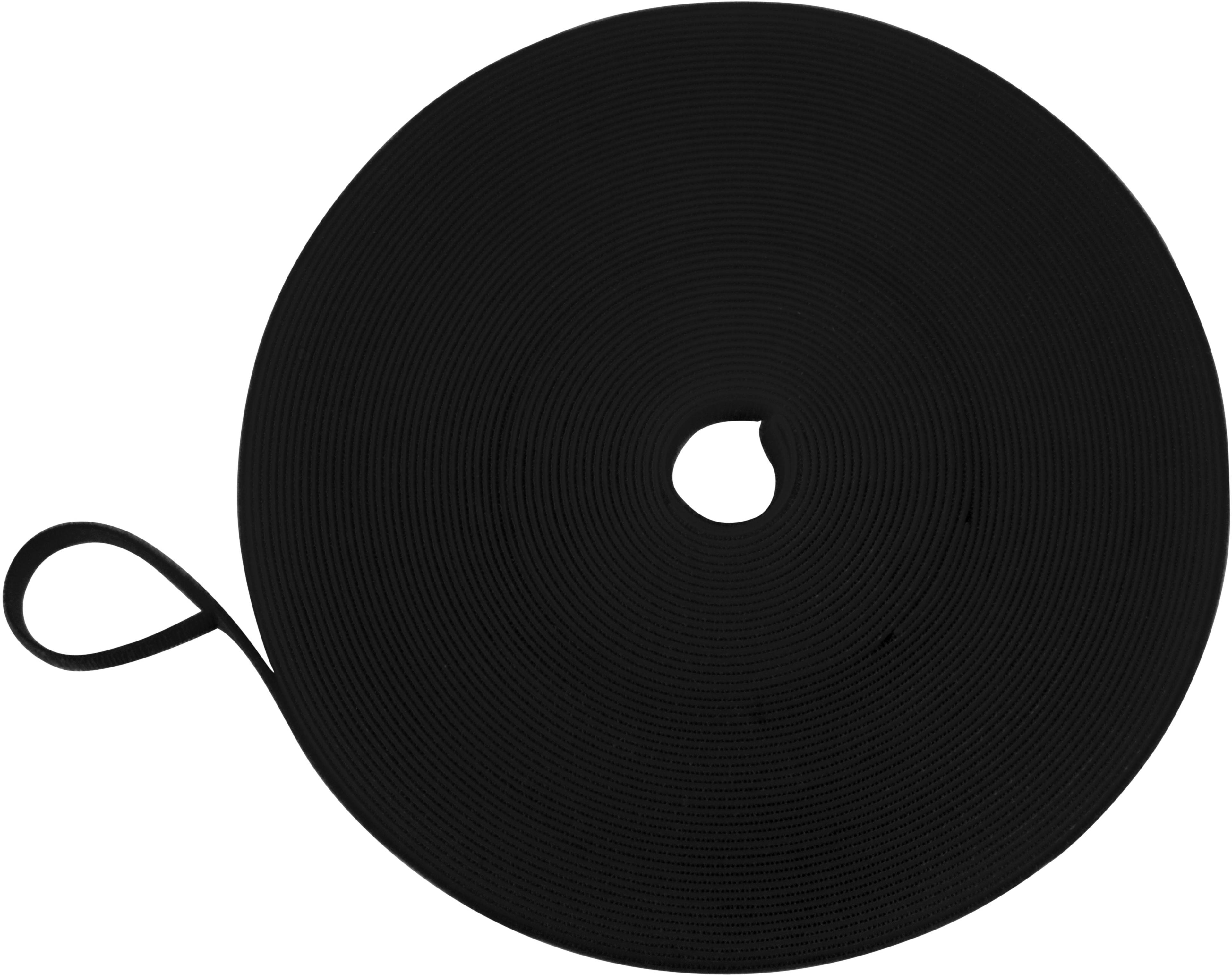 Klett-Kabelbinder Rolle 25000 mm schwarz