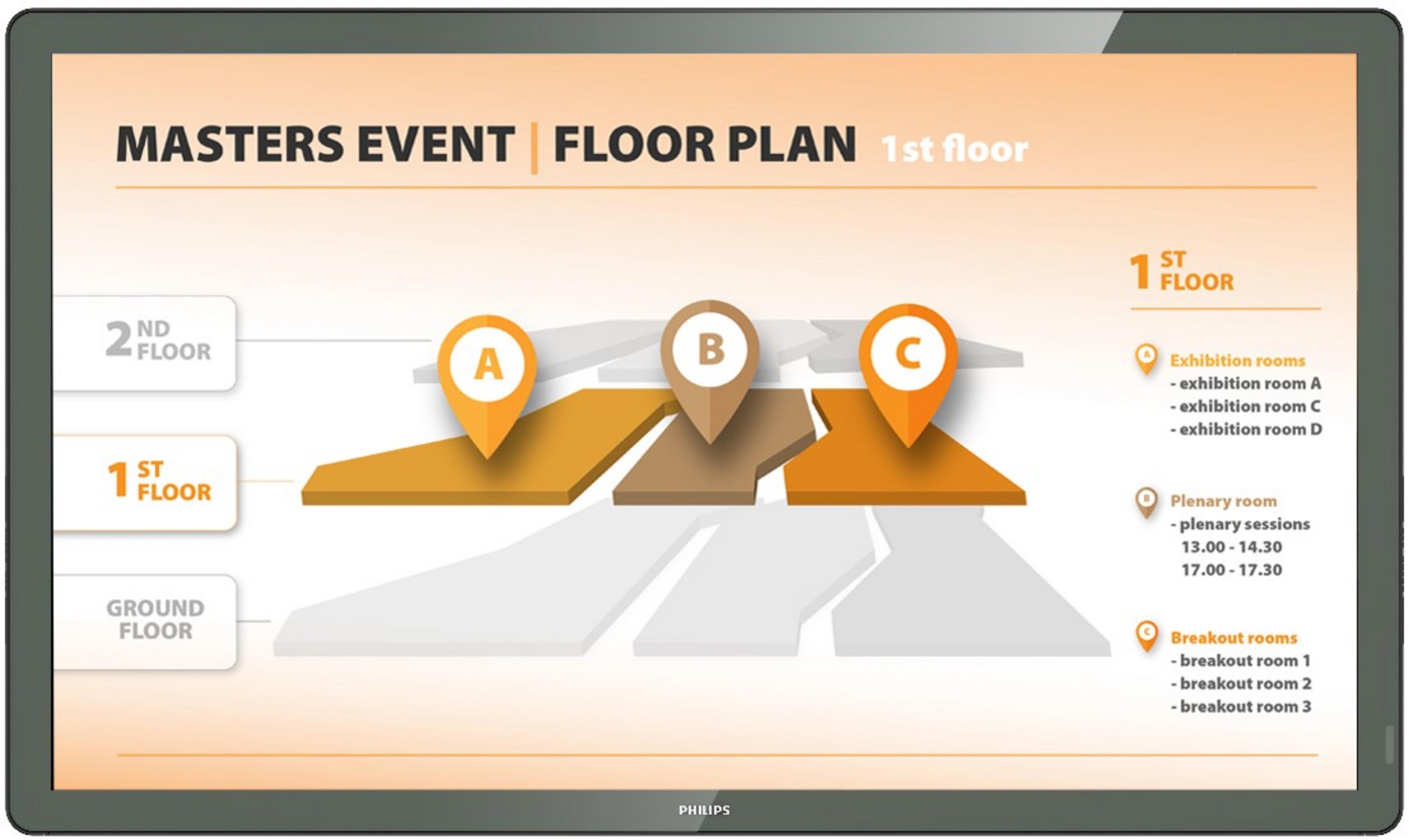 Philips 32BDL3651T Touch Display