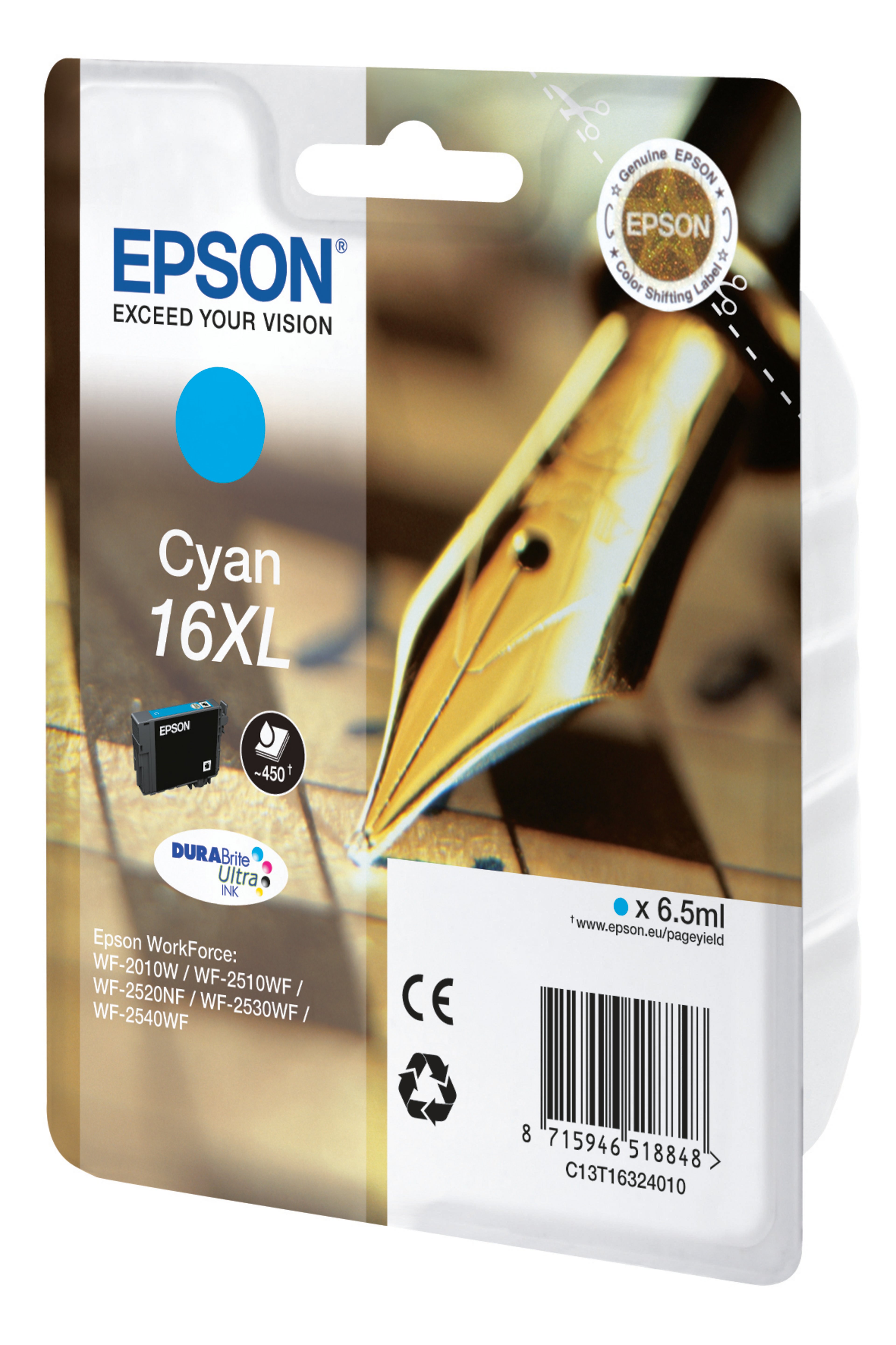 Epson 16XL Ink Cyan