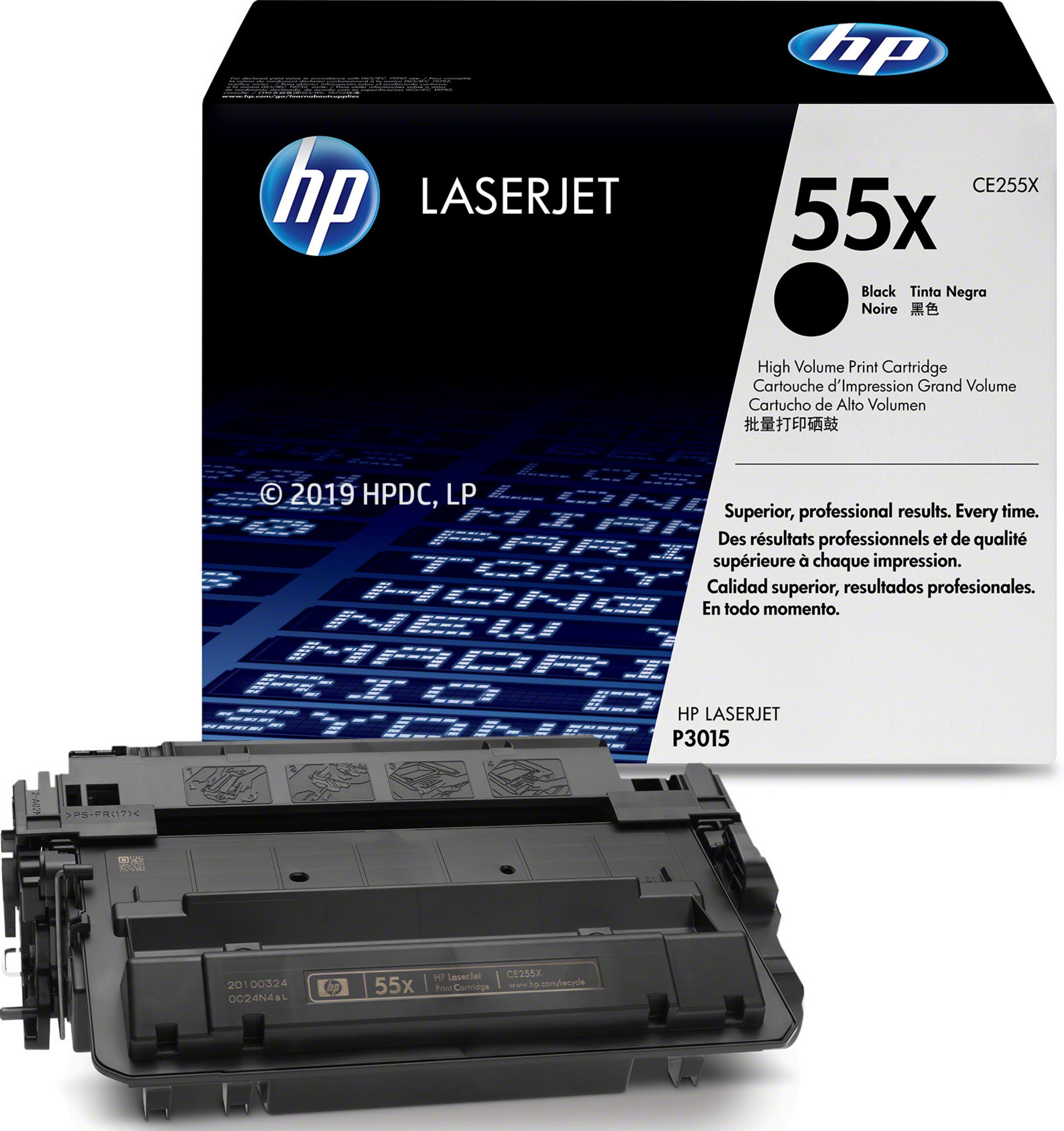 HP Toner 55X, czarny