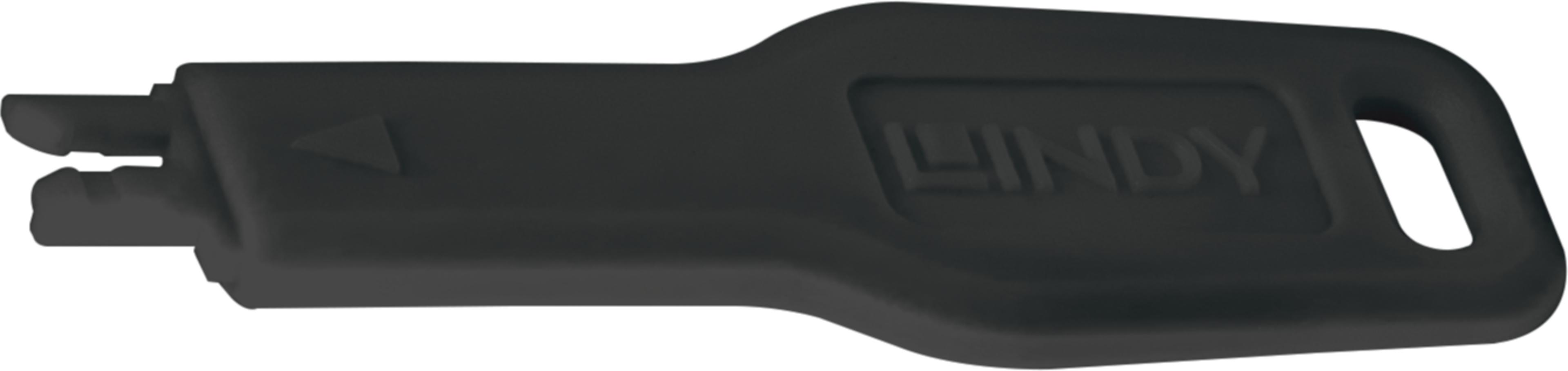 RJ45 Port Blocker Key Black