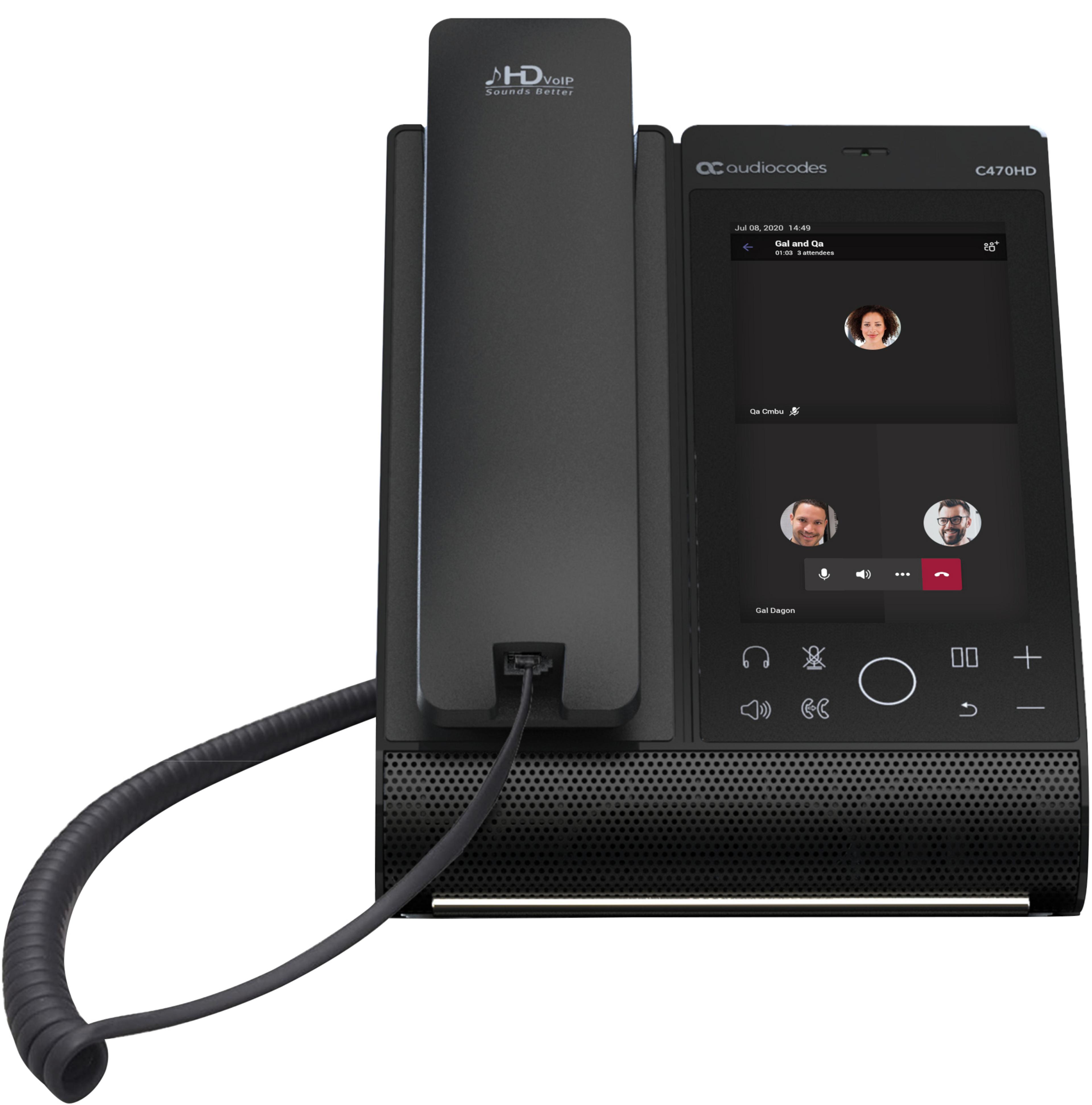 Telefone AudioCodes C470HD Teams PoE