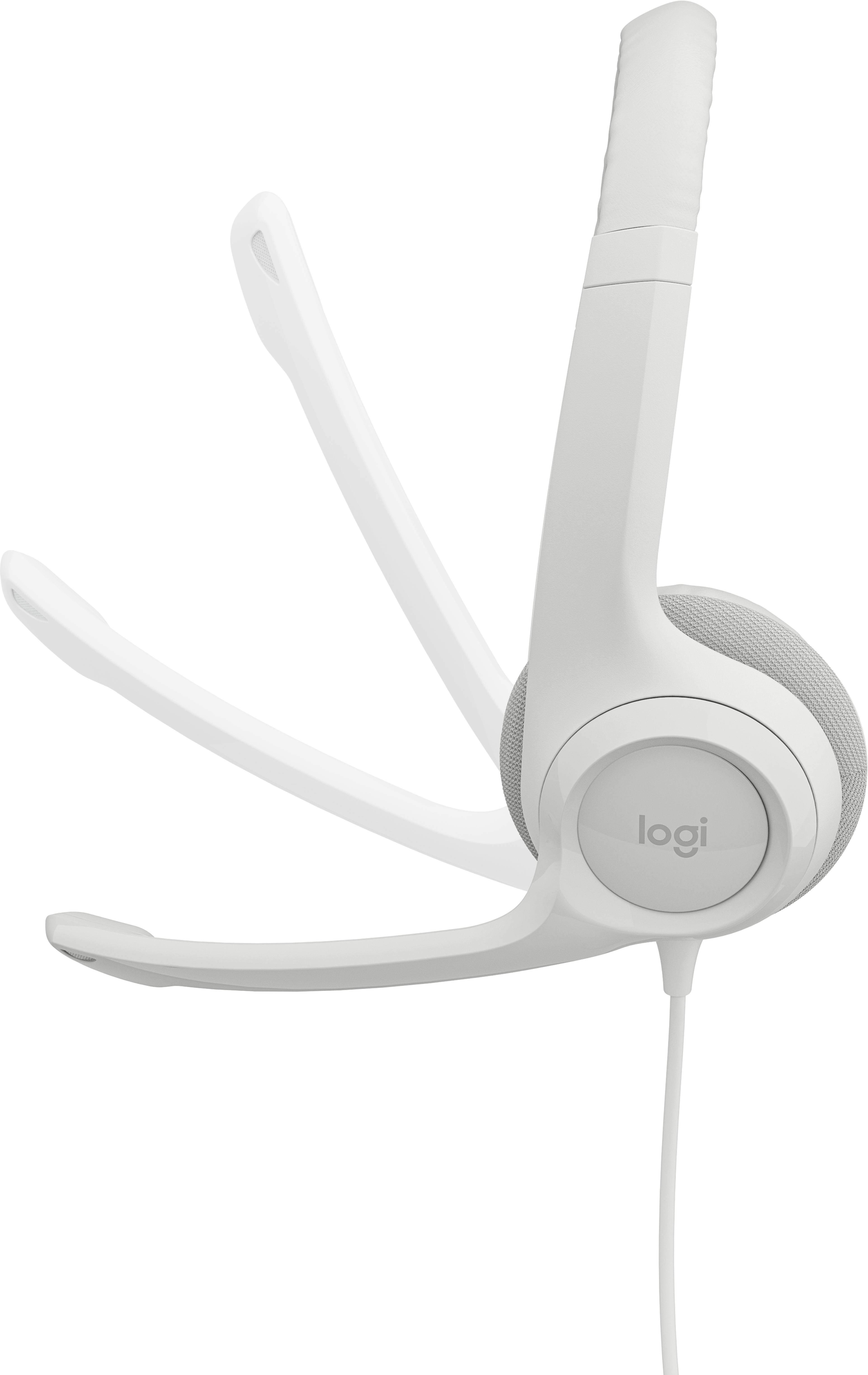 Casque stéréo Logitech H390 USB, blanc