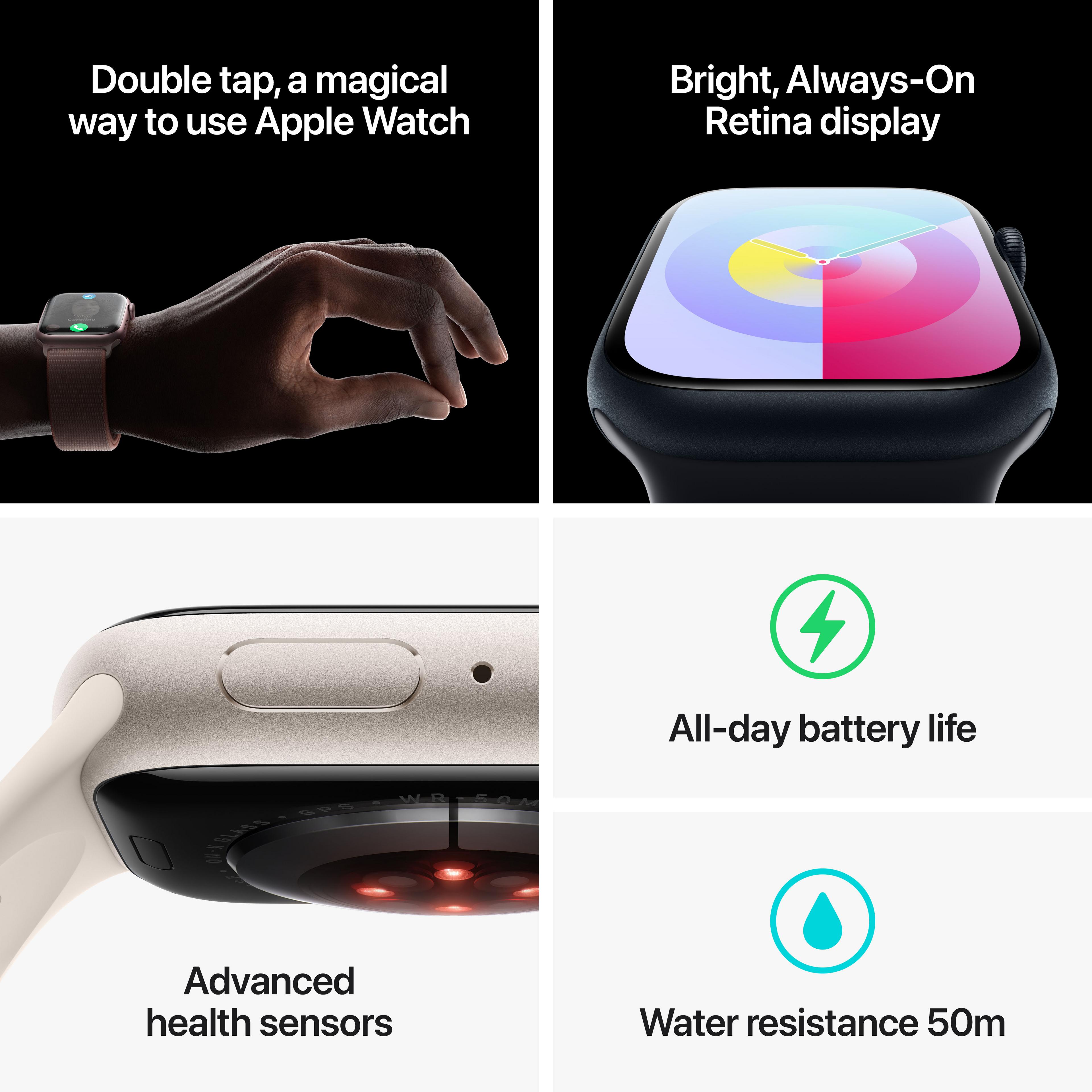 Apple Watch S9 9 LTE 41mm alu prateado