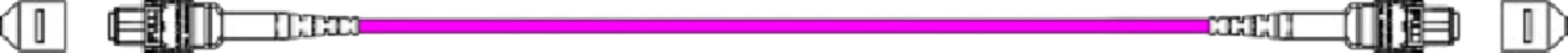 FO Patch Cable MTP/MPO f-f 50µ 2m